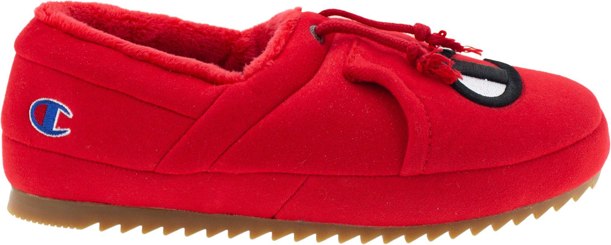 champion university slippers m&m