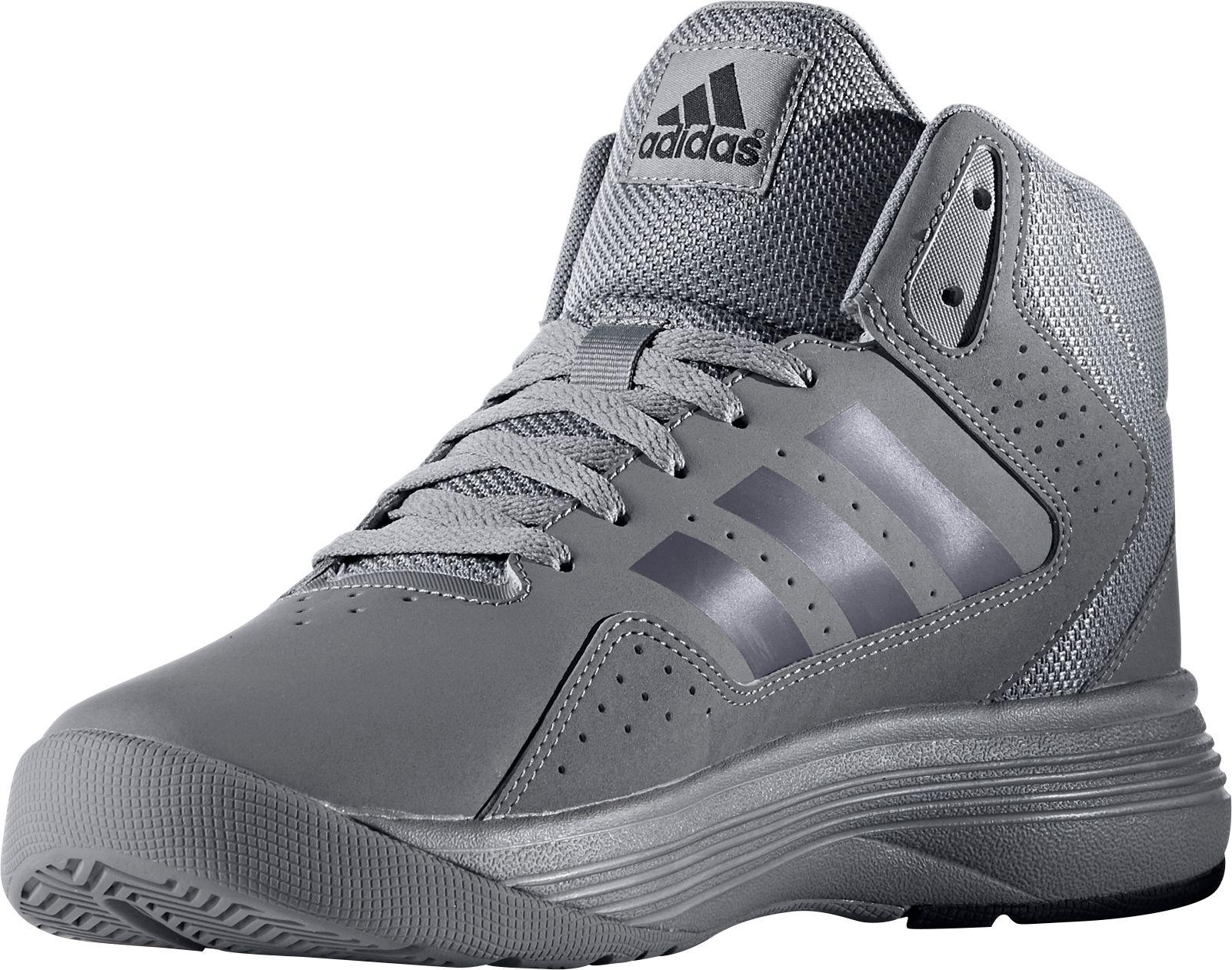 adidas Leather Neo Cloudfoam Ilation Mid Basketball Shoes in Grey/Black  (Gray) for Men - Lyst