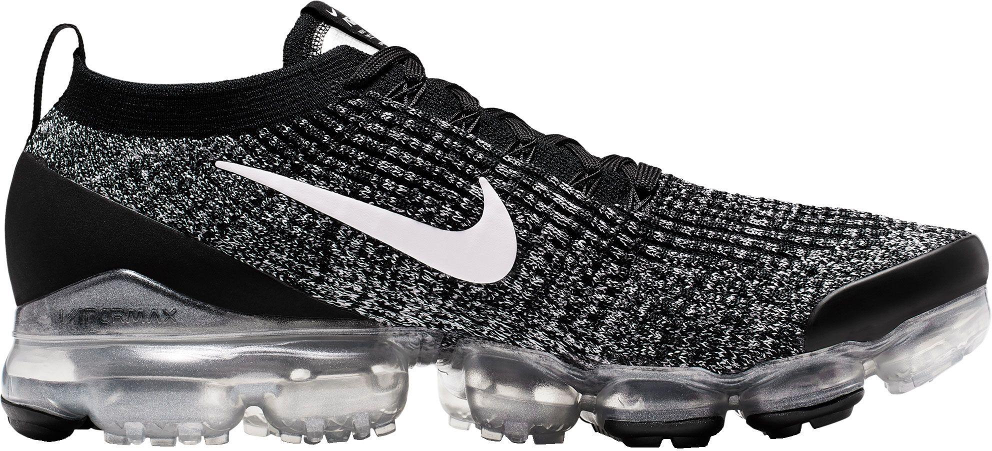 Nike Synthetic Air Vapormax Flyknit 3 Shoe in Black/White (Black) for ...