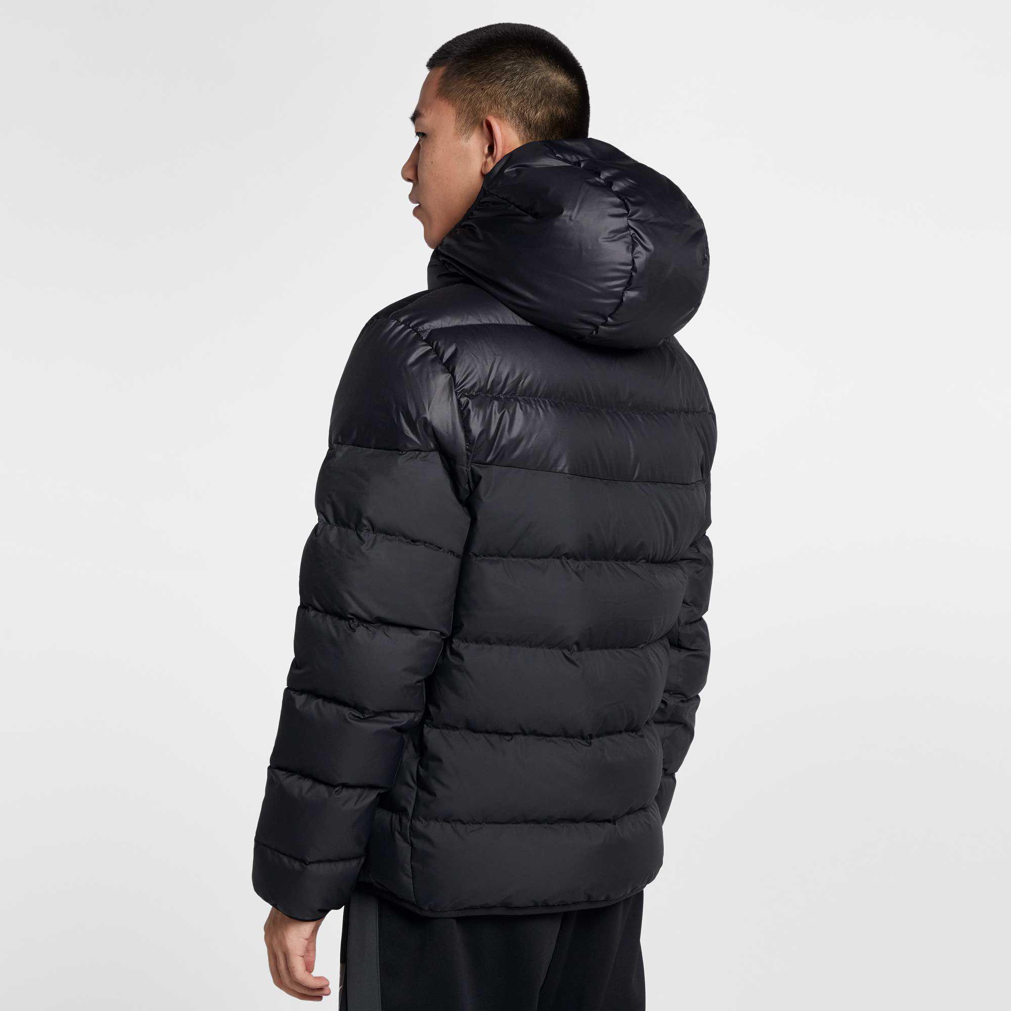 men's nike sportswear windrunner colorblock down fill jacket