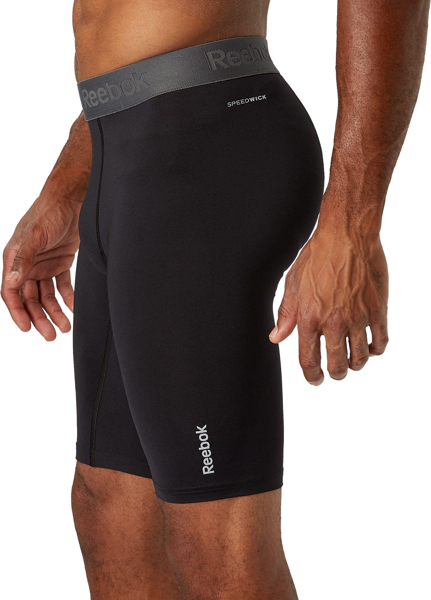 reebok 10 inch compression shorts