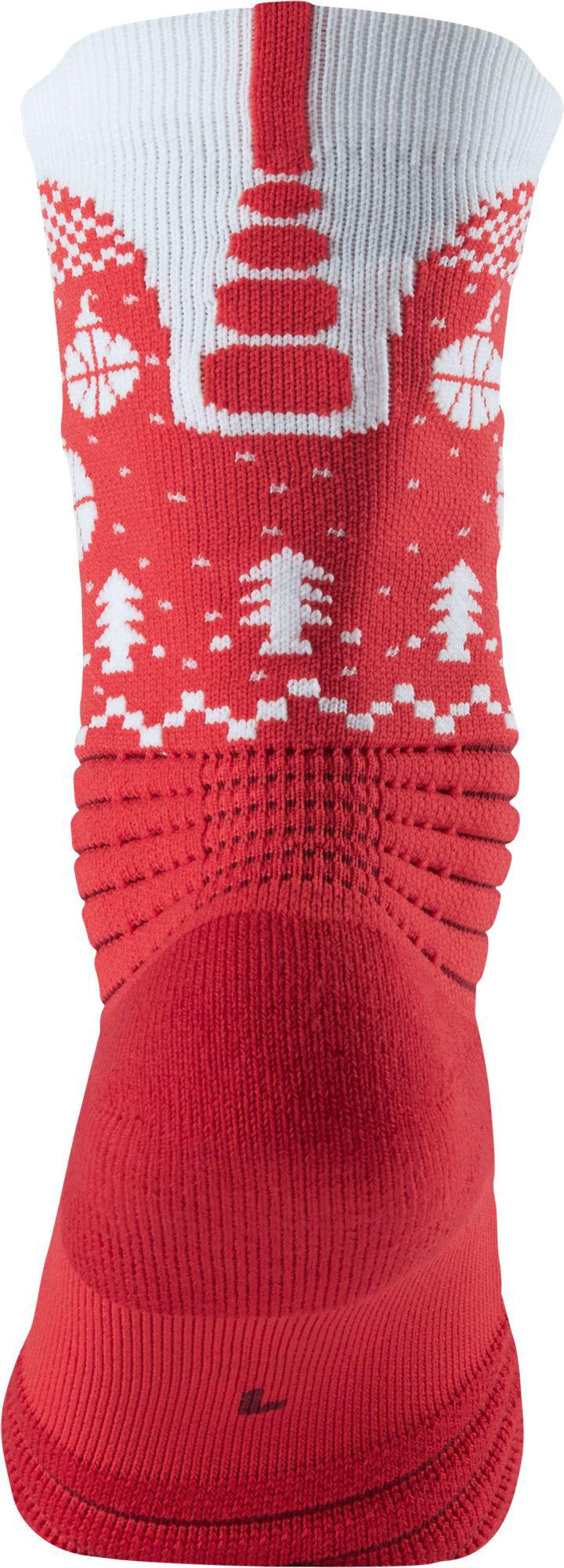 christmas nike elite socks