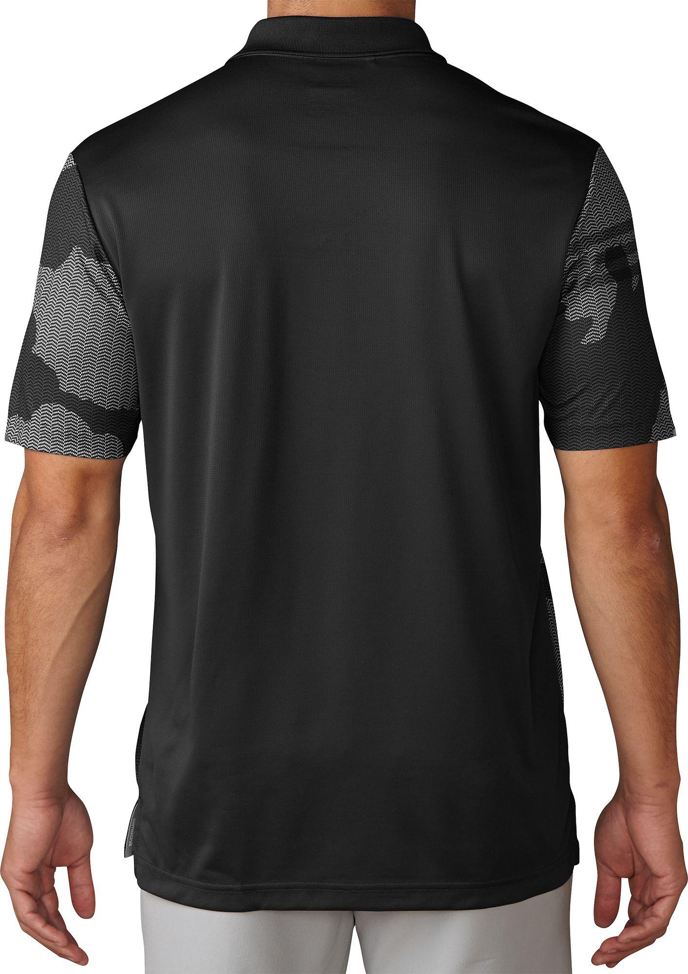 adidas camo golf polo