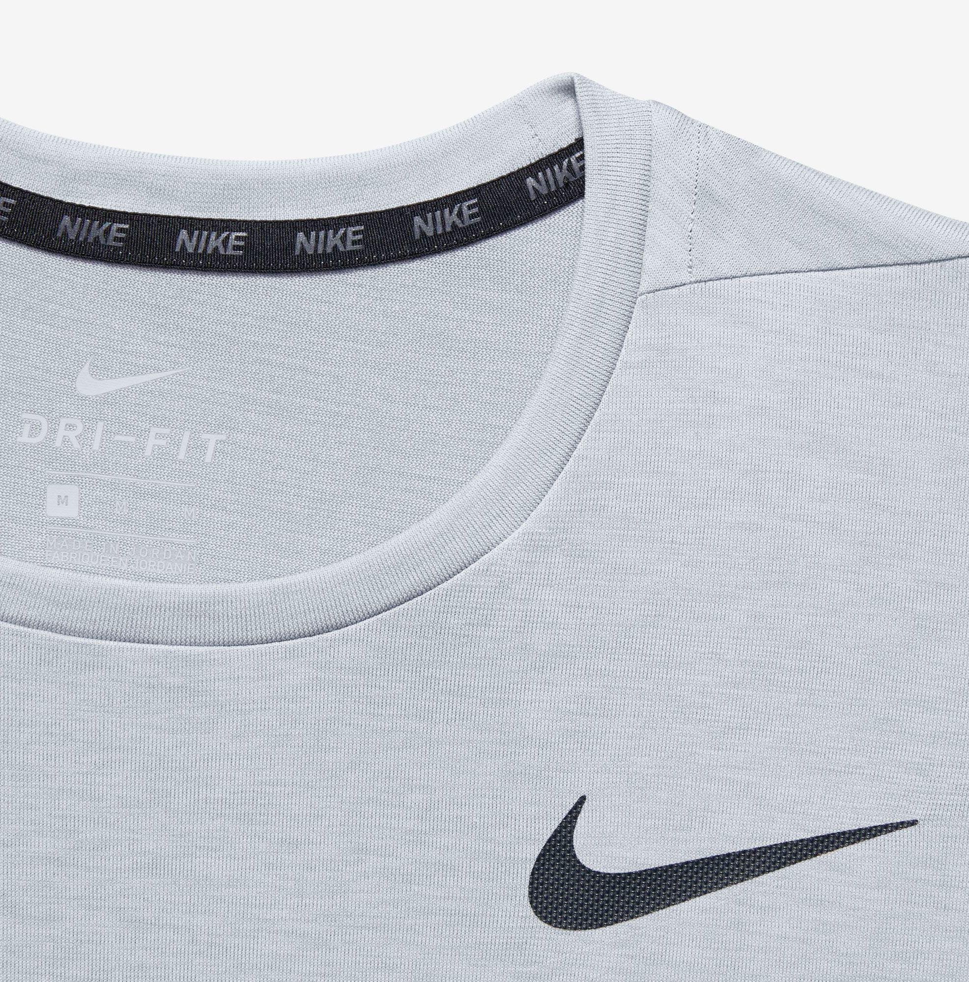 Nike Synthetic Hyper Dry Breathe T-shirt in White for Men - Lyst