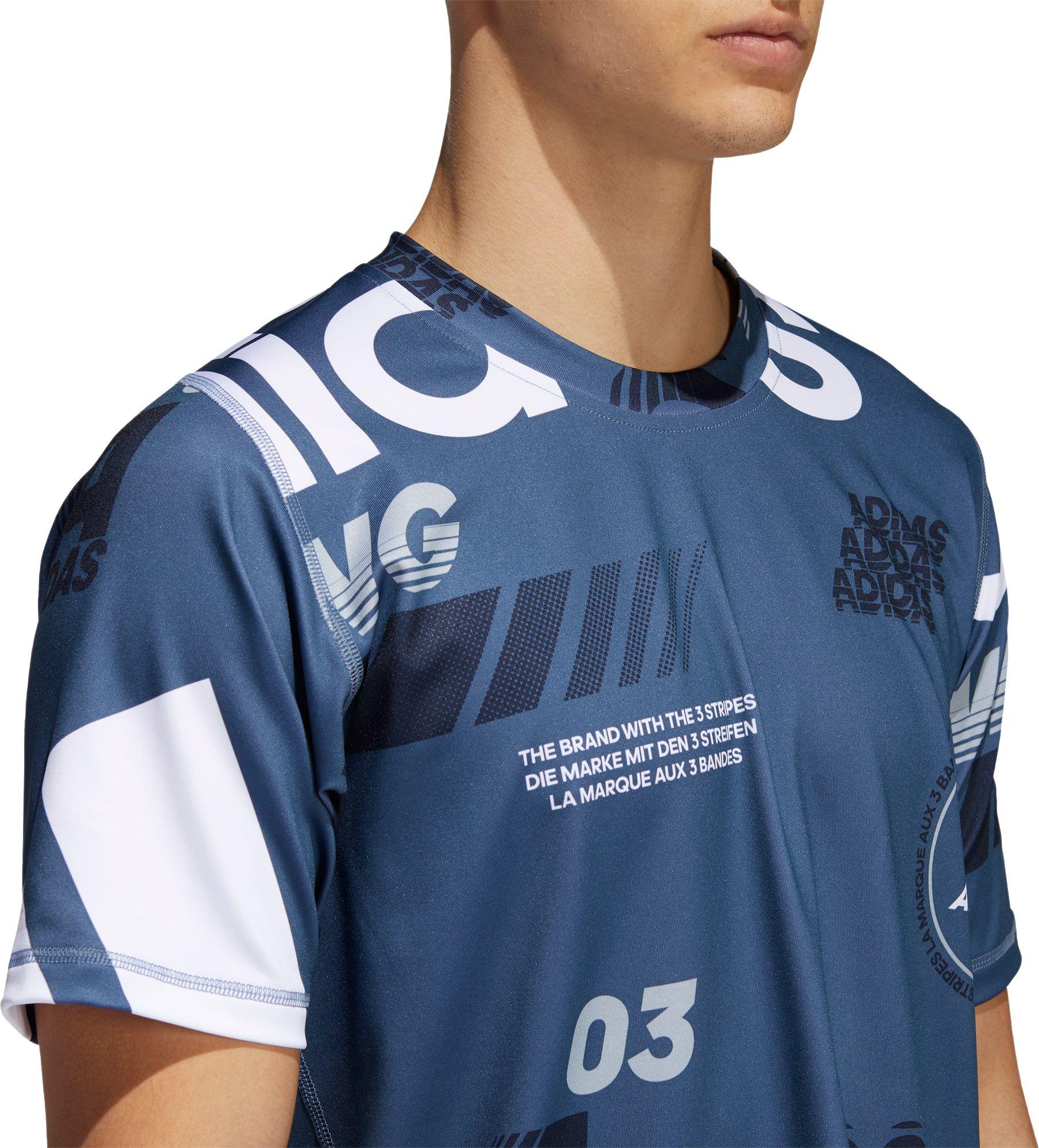 adidas freelift daily print tee