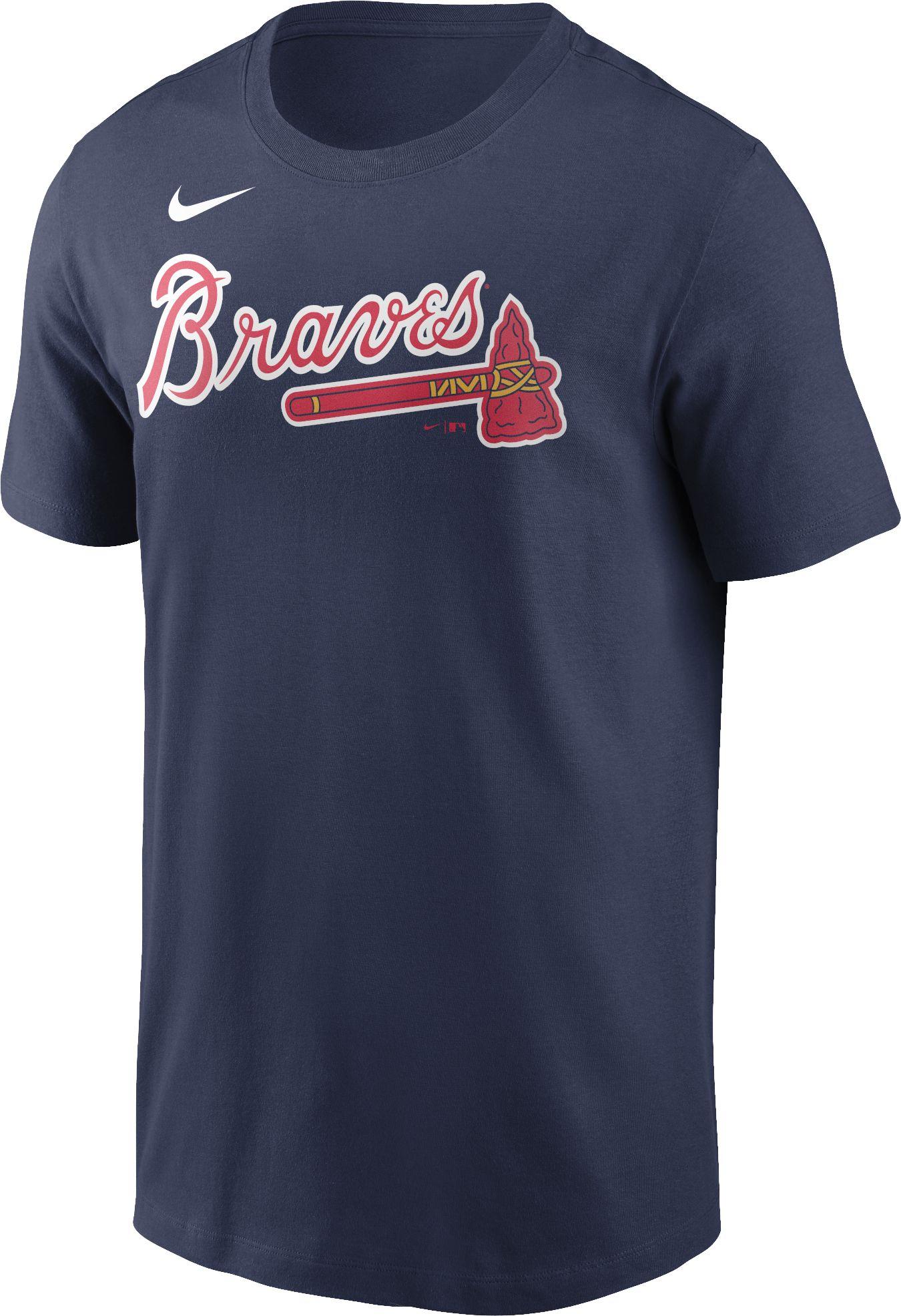 Nike Atlanta Braves Austin Riley 27 Navy Tshirt in Blue for Men Lyst