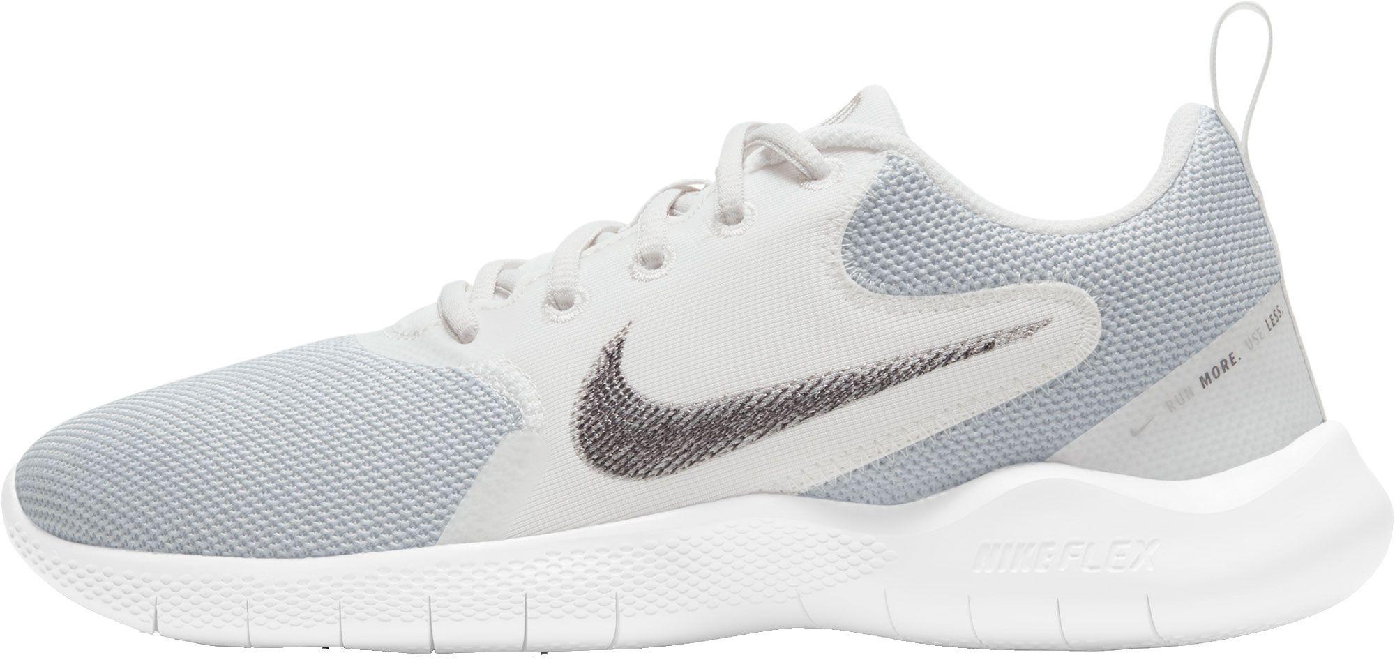 Nike Flex Experience Run 10 Running Shoes in White/Silver (White) - Lyst