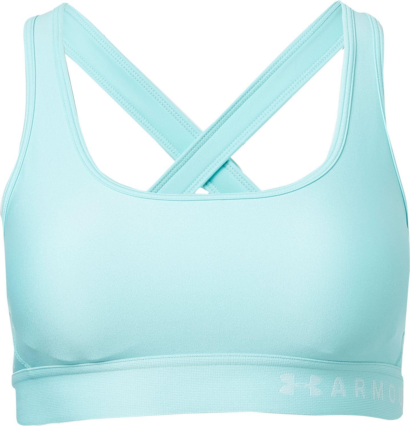 Under Armour Synthetic Armour Medium Impact Crossback Sports Bra in Blue - Lyst