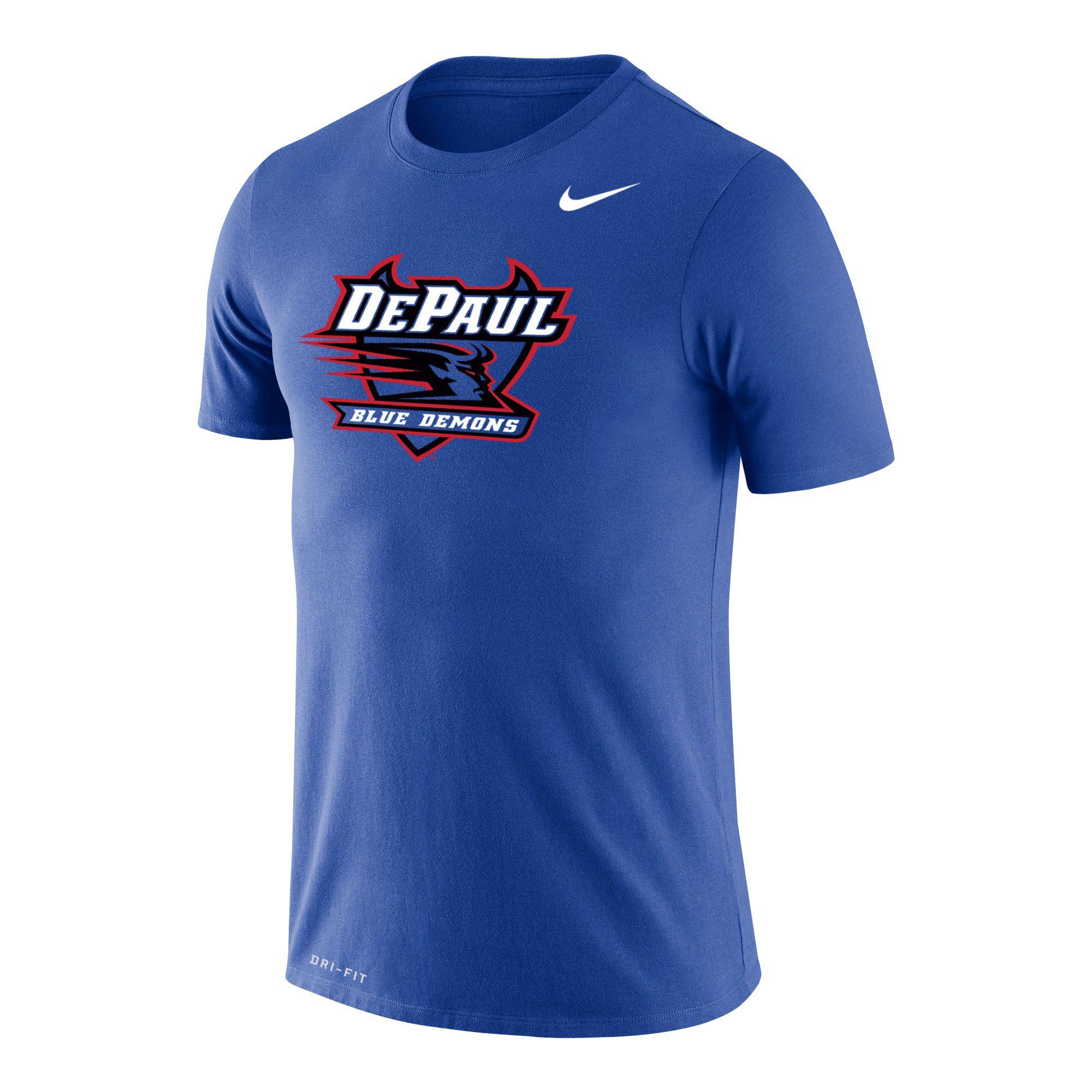 Nike Depaul Royal Blue Logo Legend Performance T-shirt for Men - Lyst