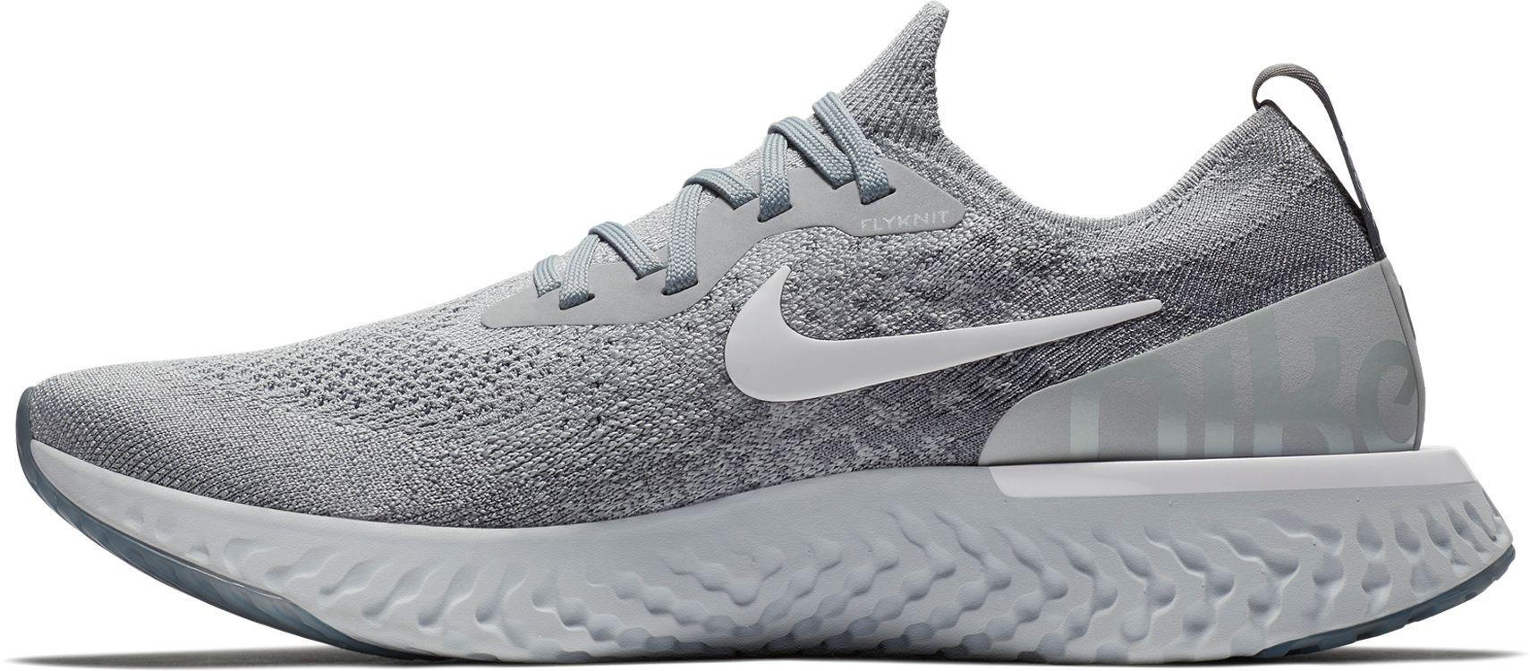 Nike Epic React Flyknit Running Shoes in Gray for Men - Lyst