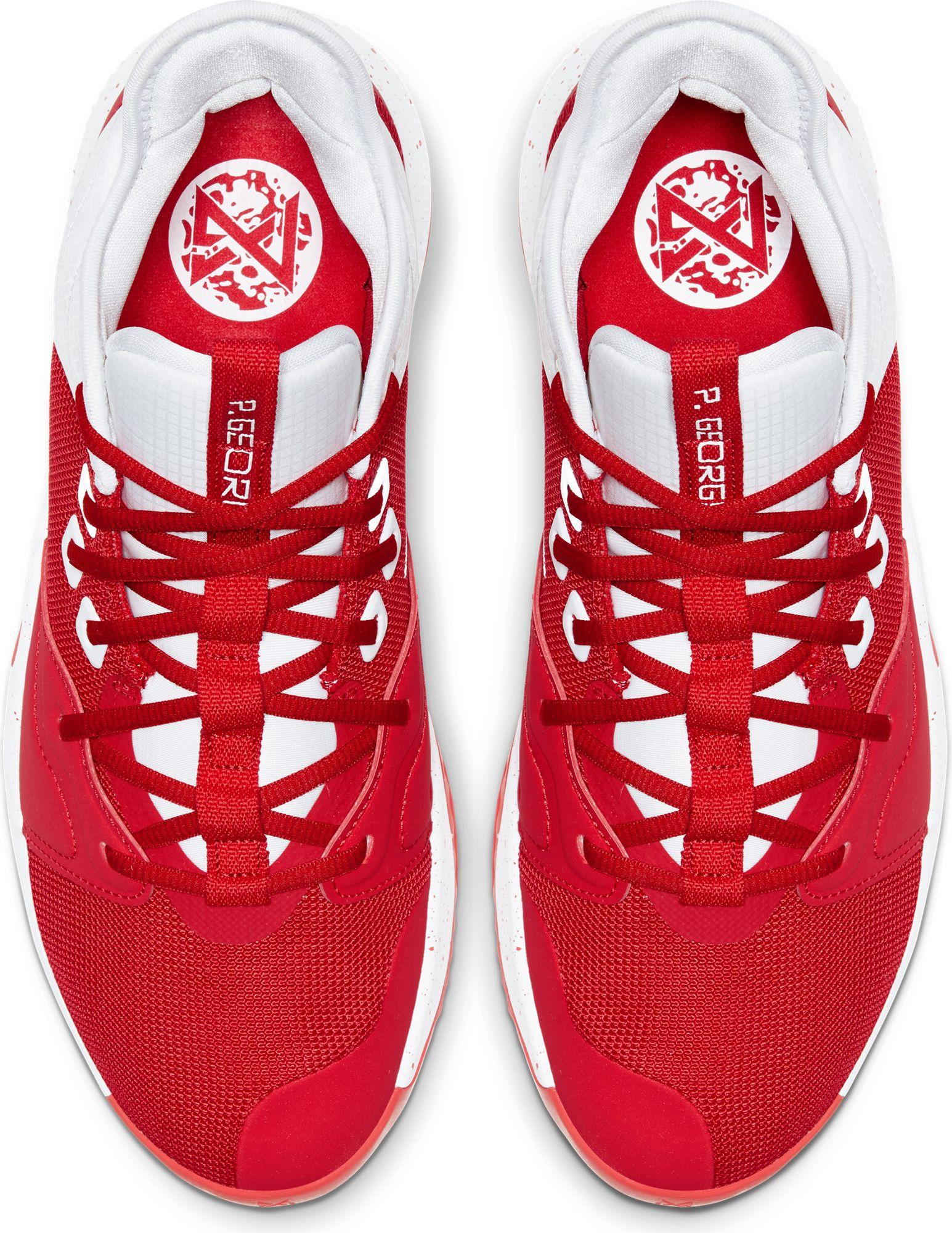 pg shoes red