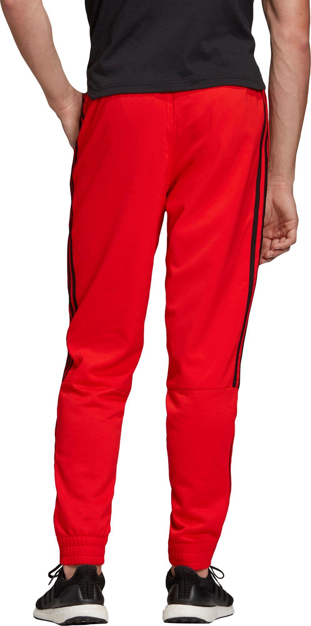adidas Cotton Sport Id Tiro Woven Pants in Red for Men - Lyst