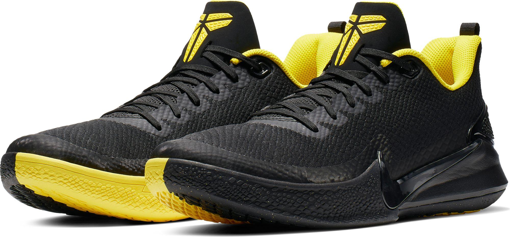 kobe shoes black and yellow