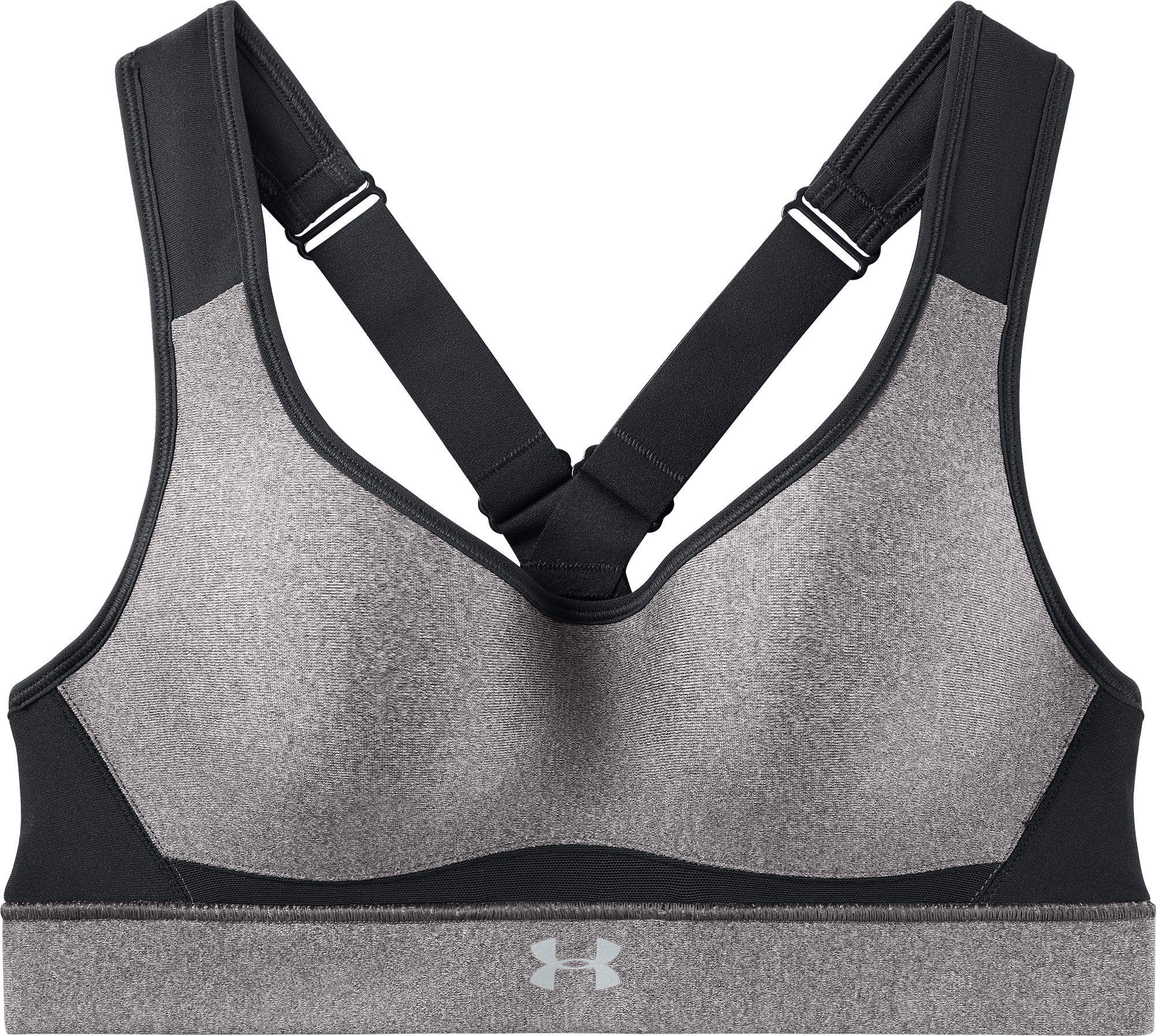 Under Armour Synthetic Warp Knit Highimpact Running Sports Bra in