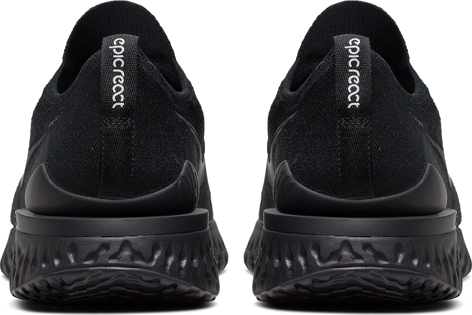 epic react flyknit 2 men's black