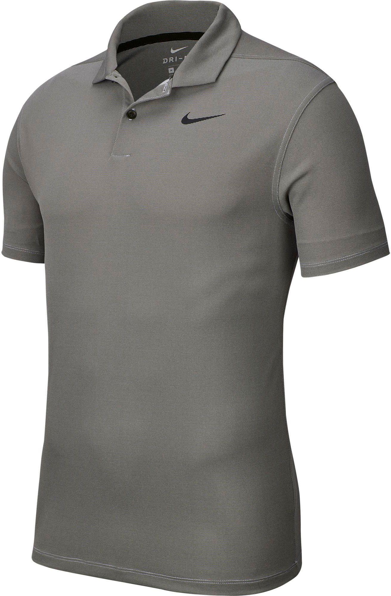 Nike Synthetic Victory Texture Golf Polo in Gray for Men Lyst