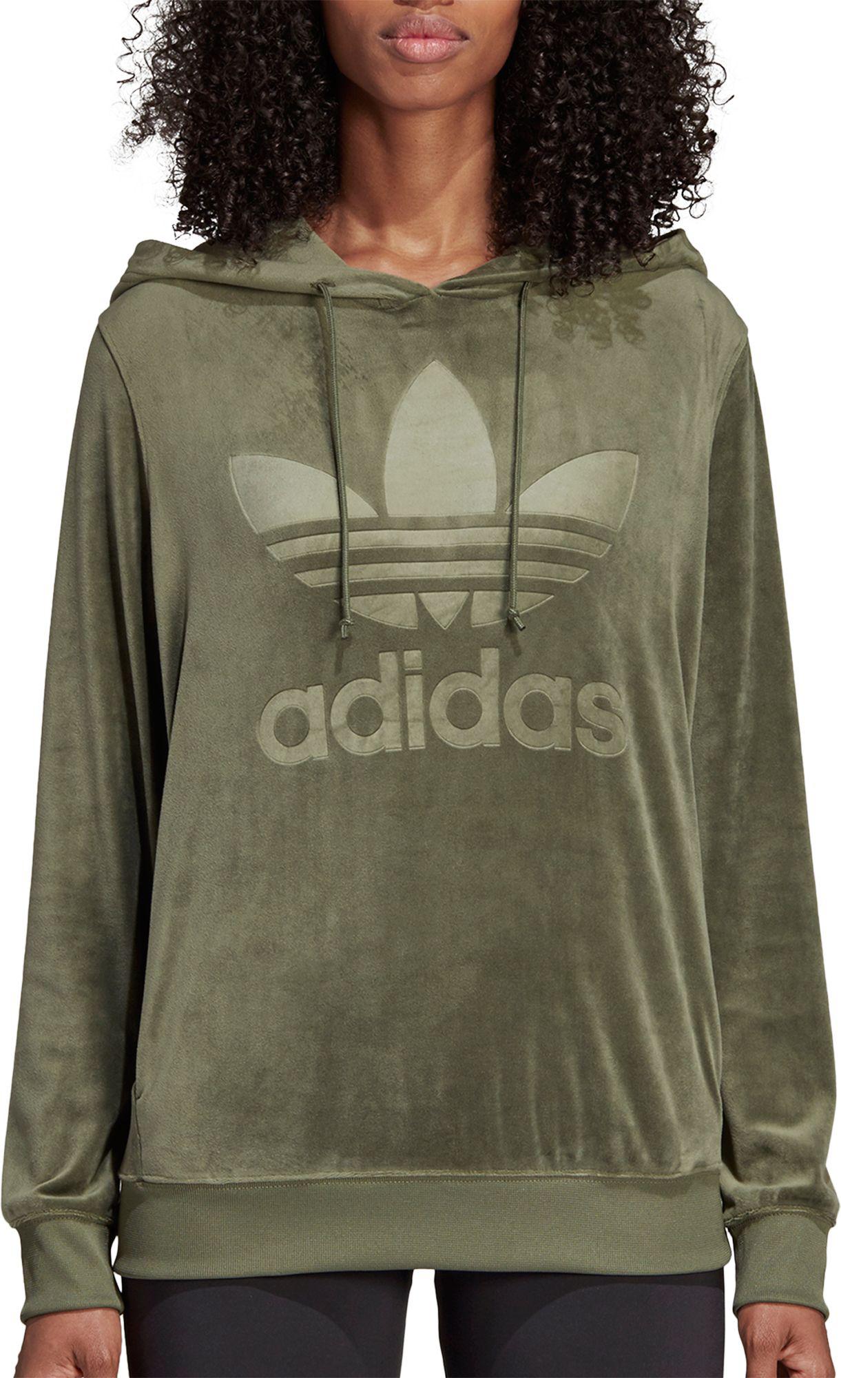 green velvet adidas hoodie