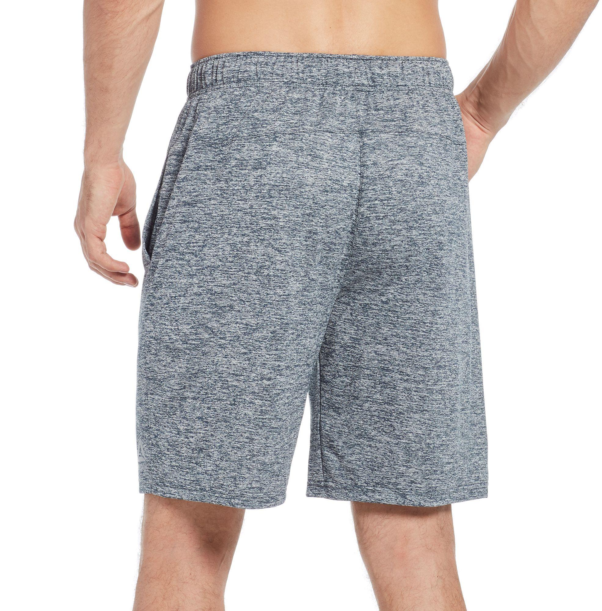 reebok men's spacedye performance shorts