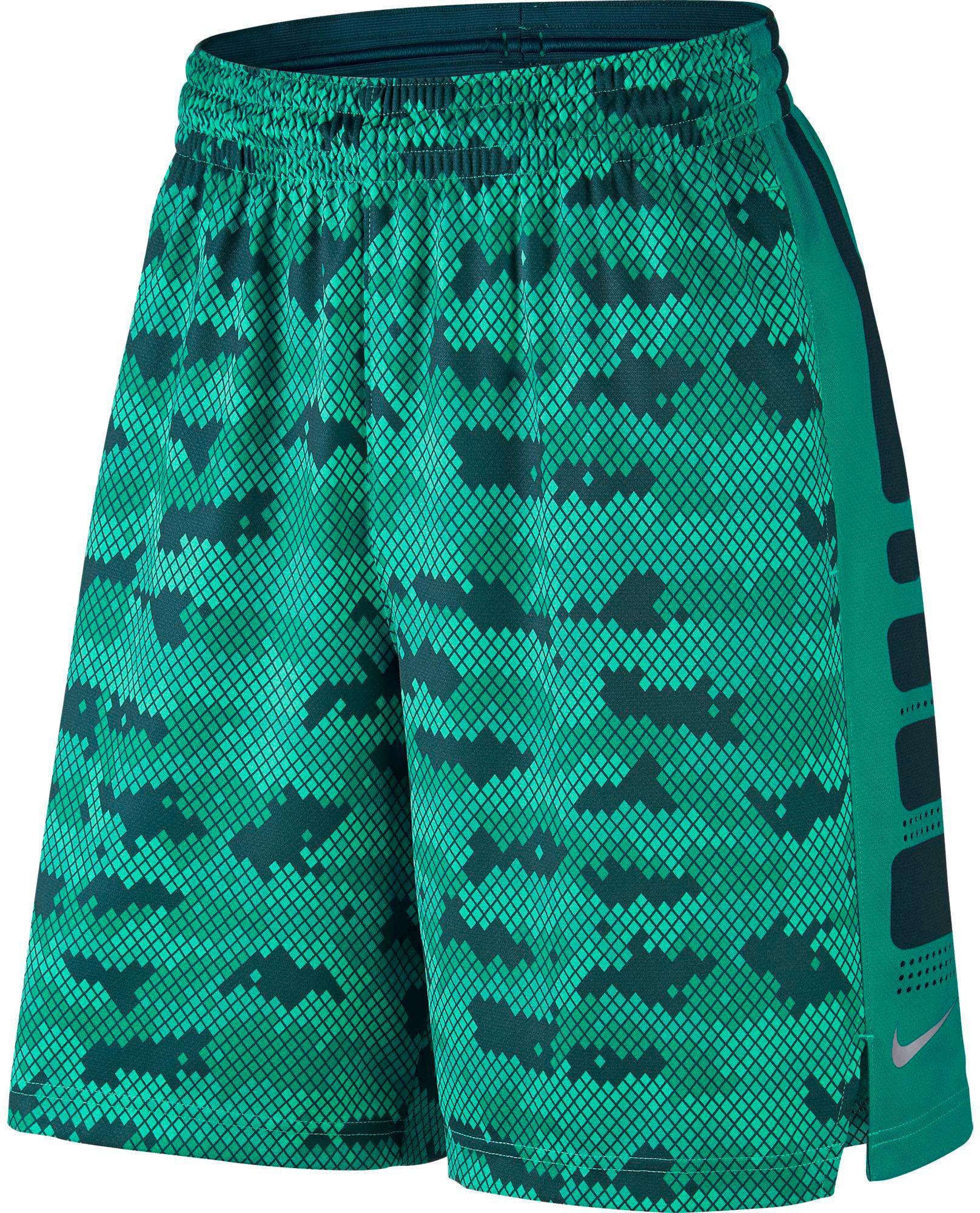 Nike Synthetic 9'' Elite Camouflage Printed Basketball Shorts in Green for Men Lyst