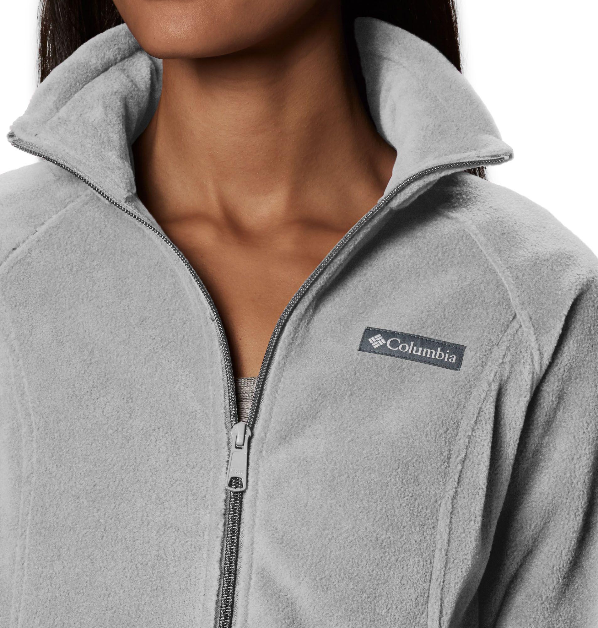 grey columbia fleece