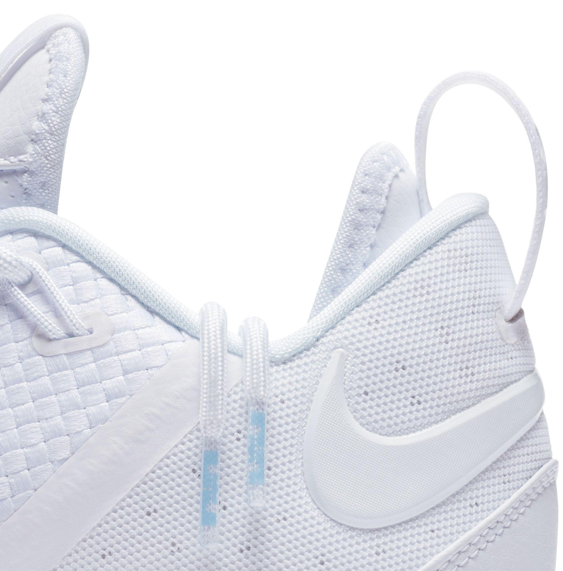 Nike Rubber Lebron 14 Low Basketball Shoes in White/White (White) for