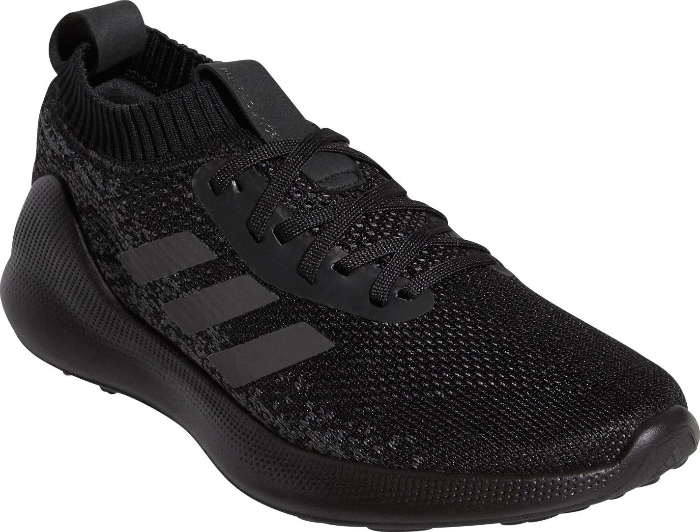 adidas Rubber Purebounce+ Running Shoes in Black/Silver (Black) Lyst