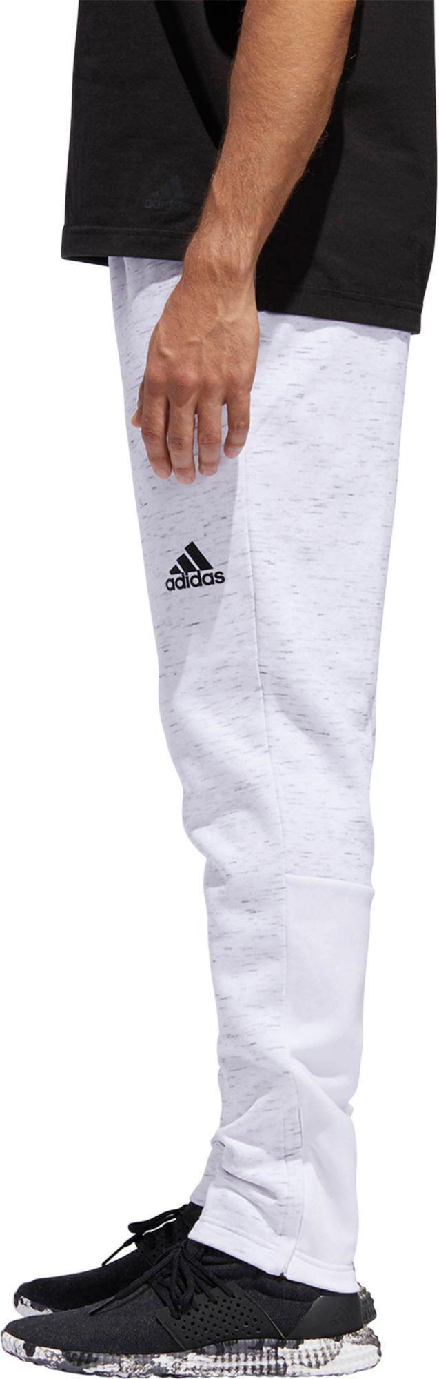 adidas men's post game fleece tapered pants