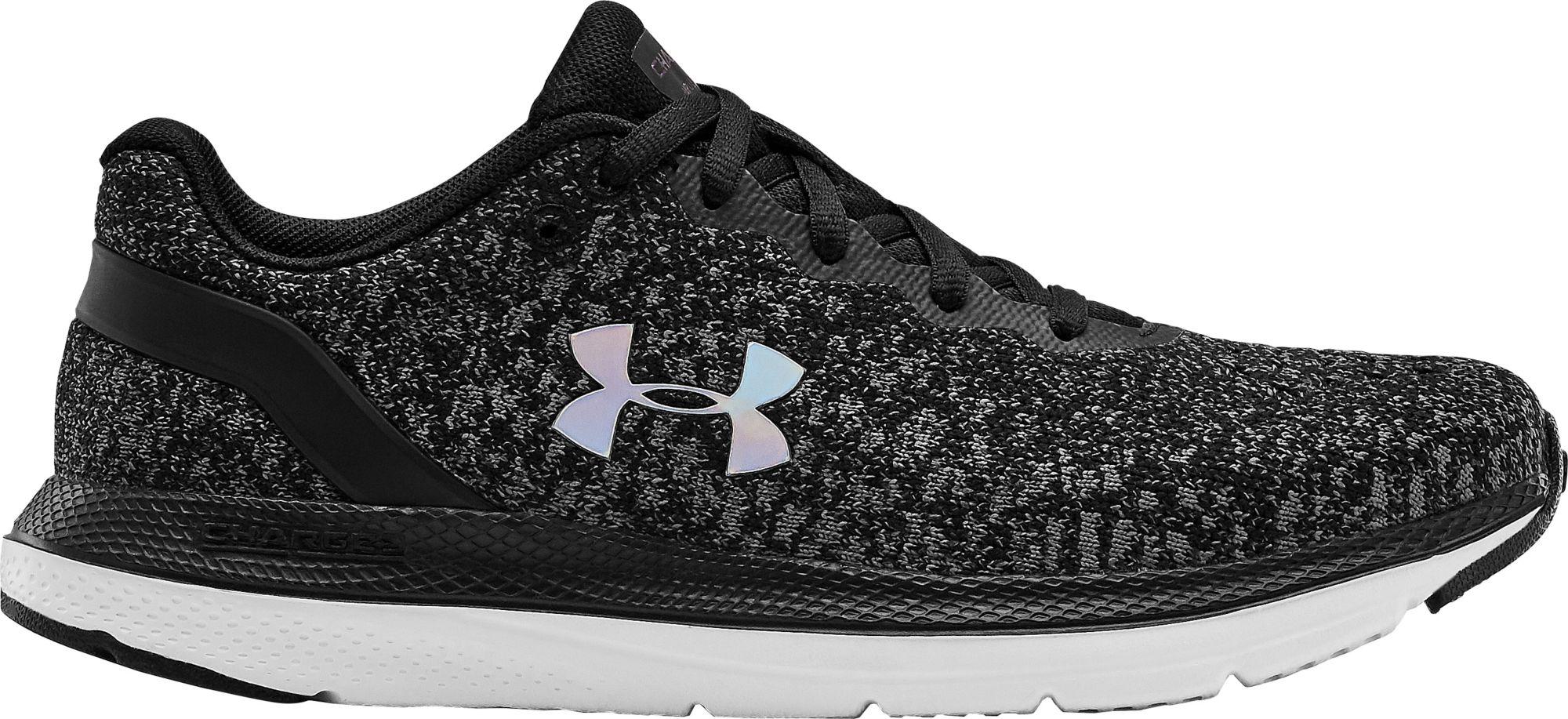 Under Armour Rubber Charge Impulse Knit Running Shoes in Black - Lyst