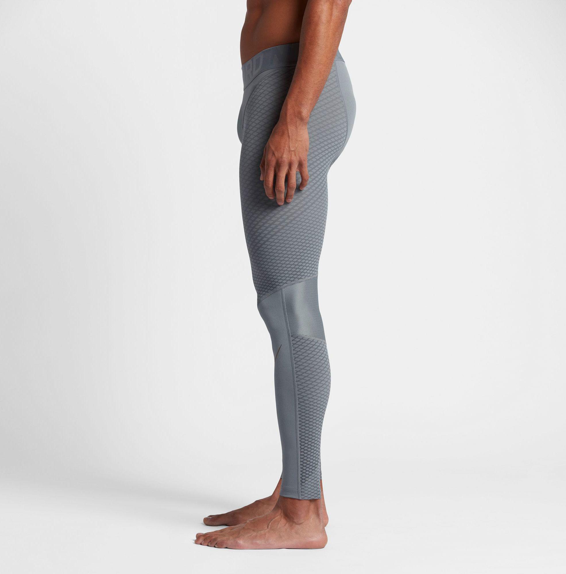 Nike Synthetic Pro Zonal Strength Hyper Compression Tights in Gray for ...
