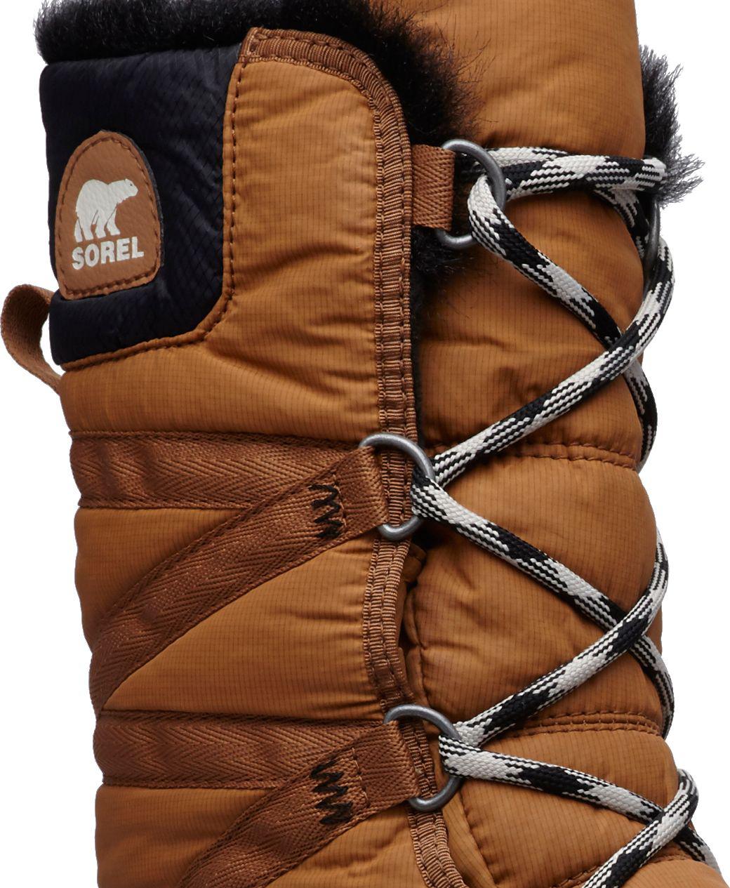 sorel women's whitney tall lace ii waterproof 200g winter boots