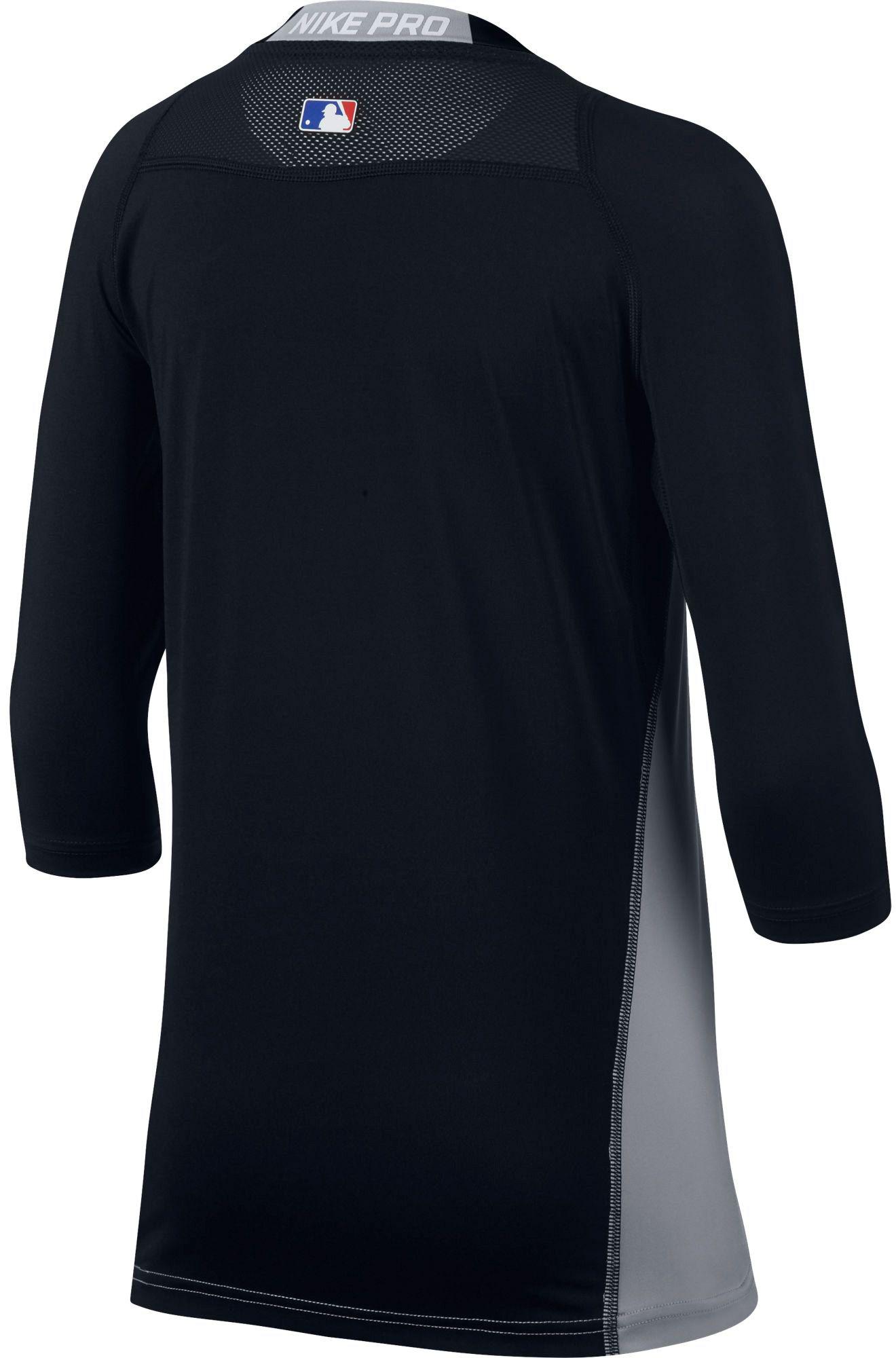 Download Nike Synthetic Pro Cool Reglan 3⁄4-sleeve Baseball Shirt ...