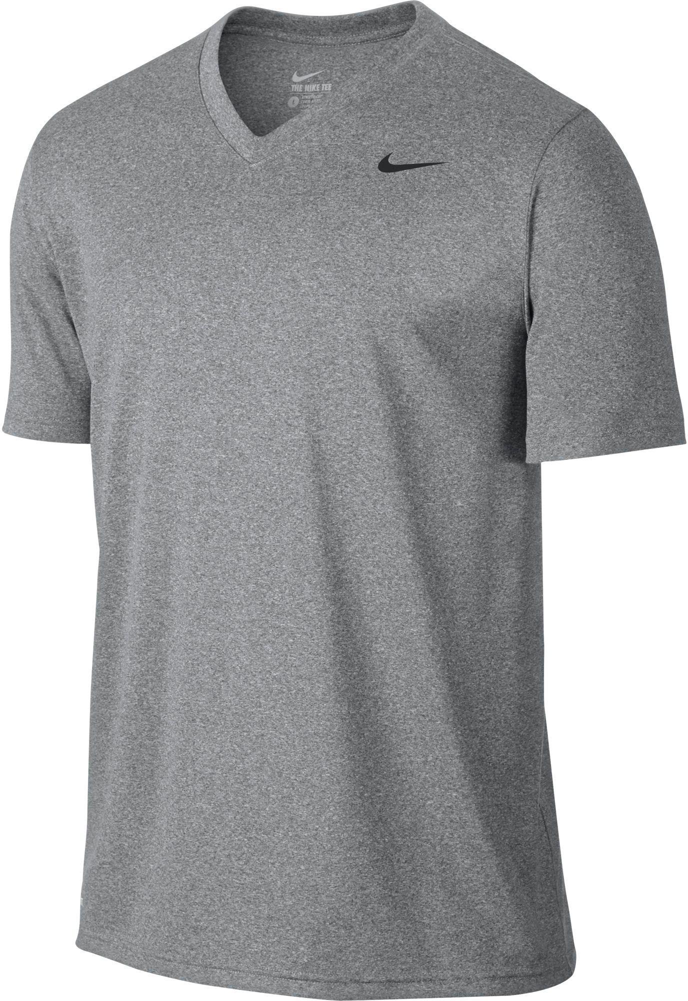 Nike Synthetic Legend 2.0 V-neck T-shirt in Carbon Heather (Gray) for ...