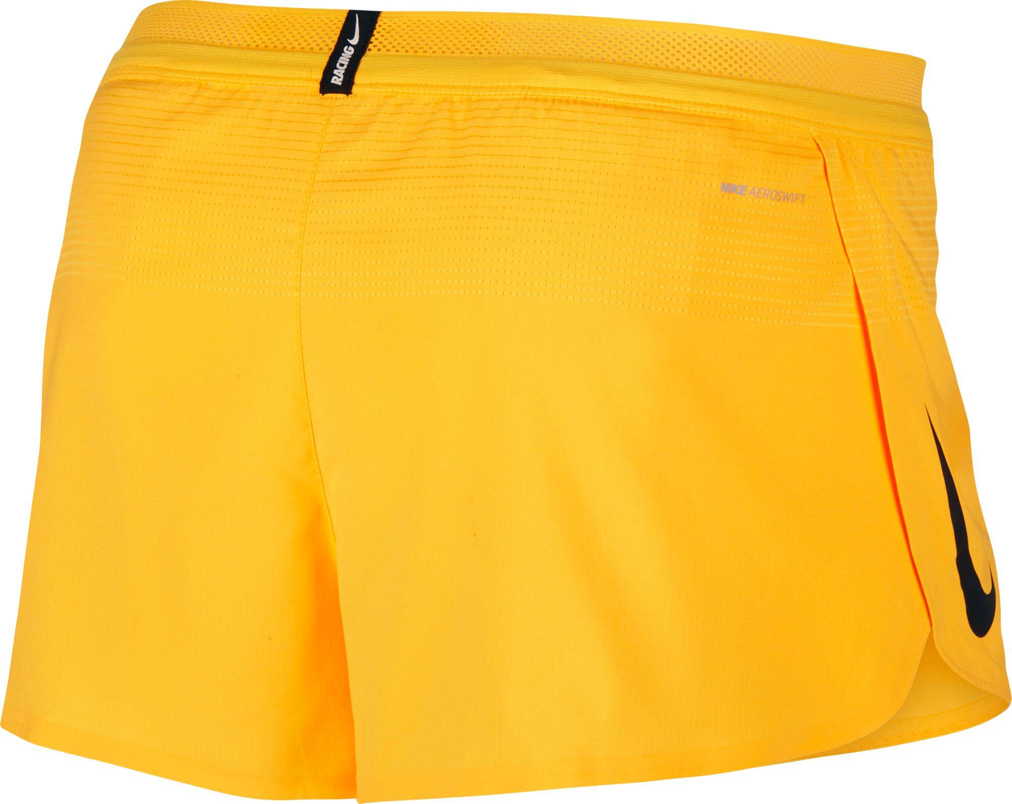 Nike Aeroswift 2'' Running Shorts in Yellow for Men Lyst