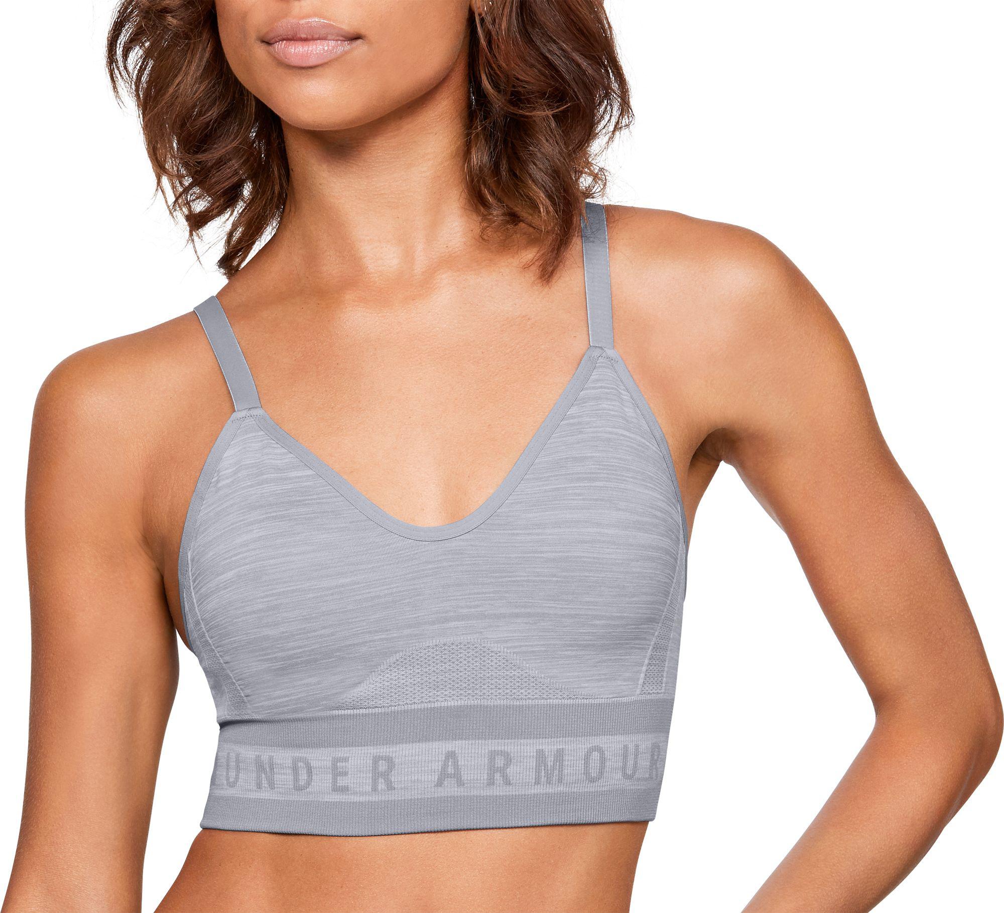 seamless longline sports bra