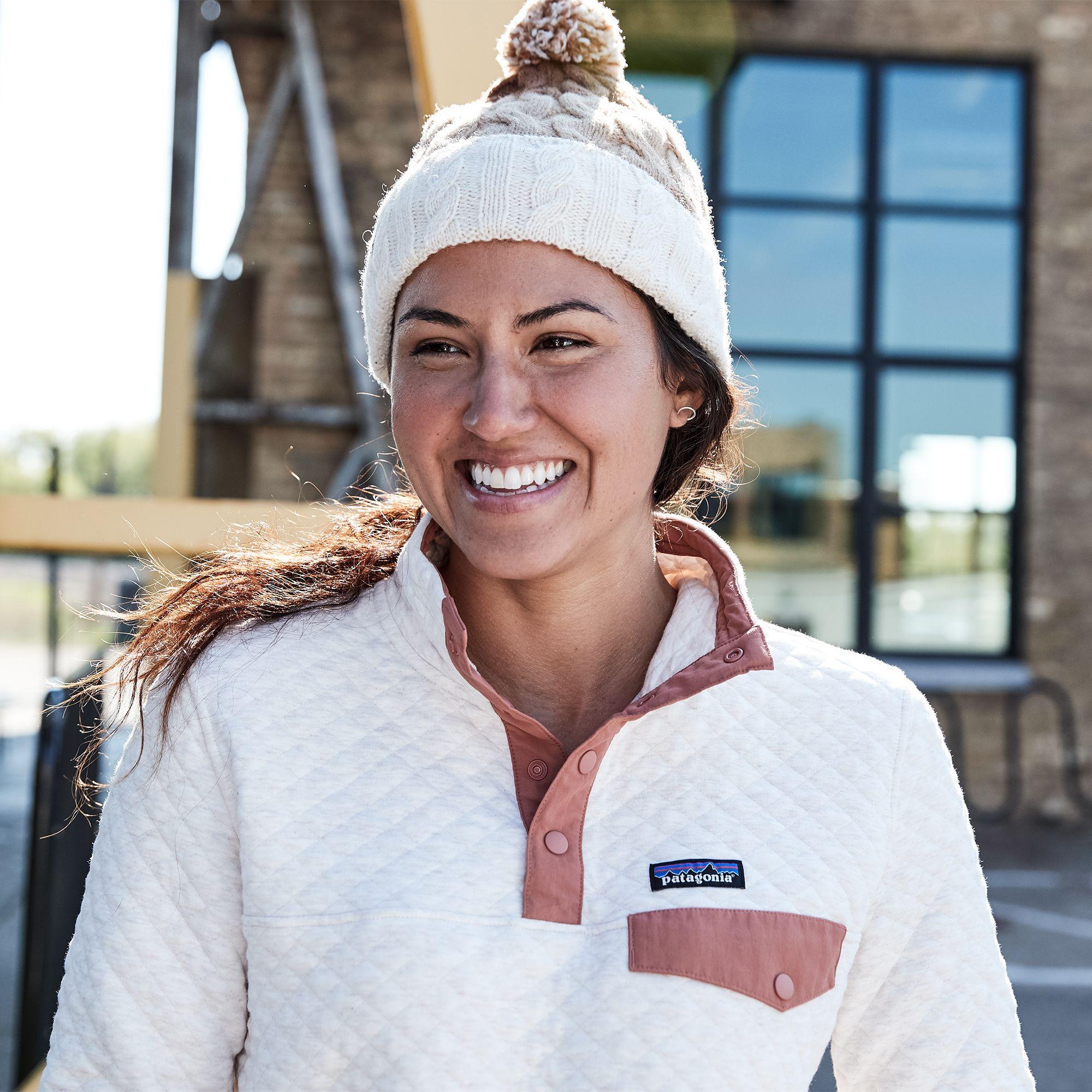 patagonia women's pom beanie