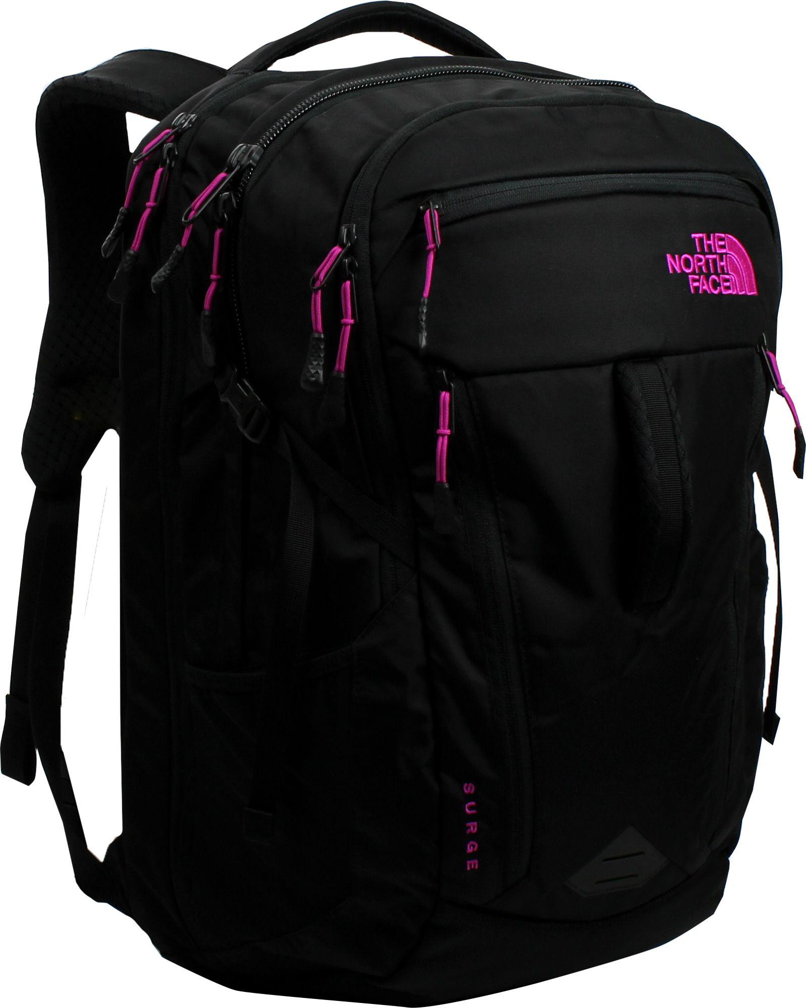The North Face Fleece Surge Backpack In Black Lyst