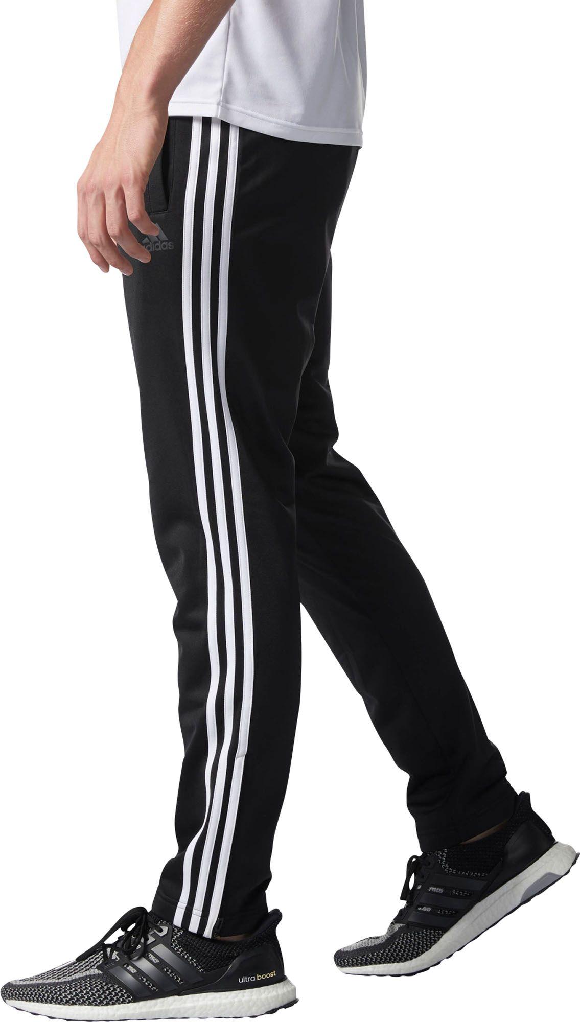 adidas Essentials Tricot Zipper Pants in Black/White (Black) for Men - Lyst