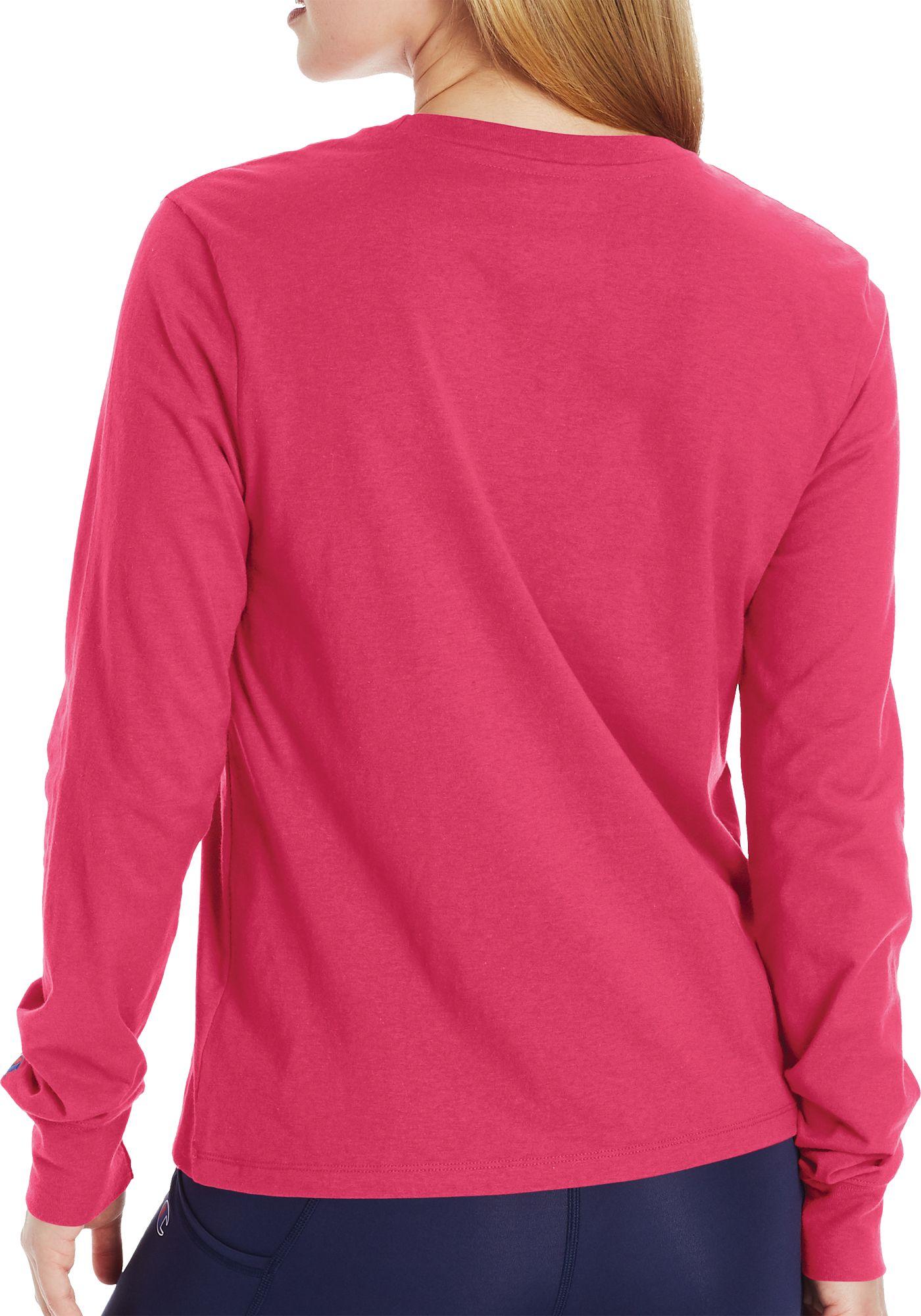 mens pink champion t shirt
