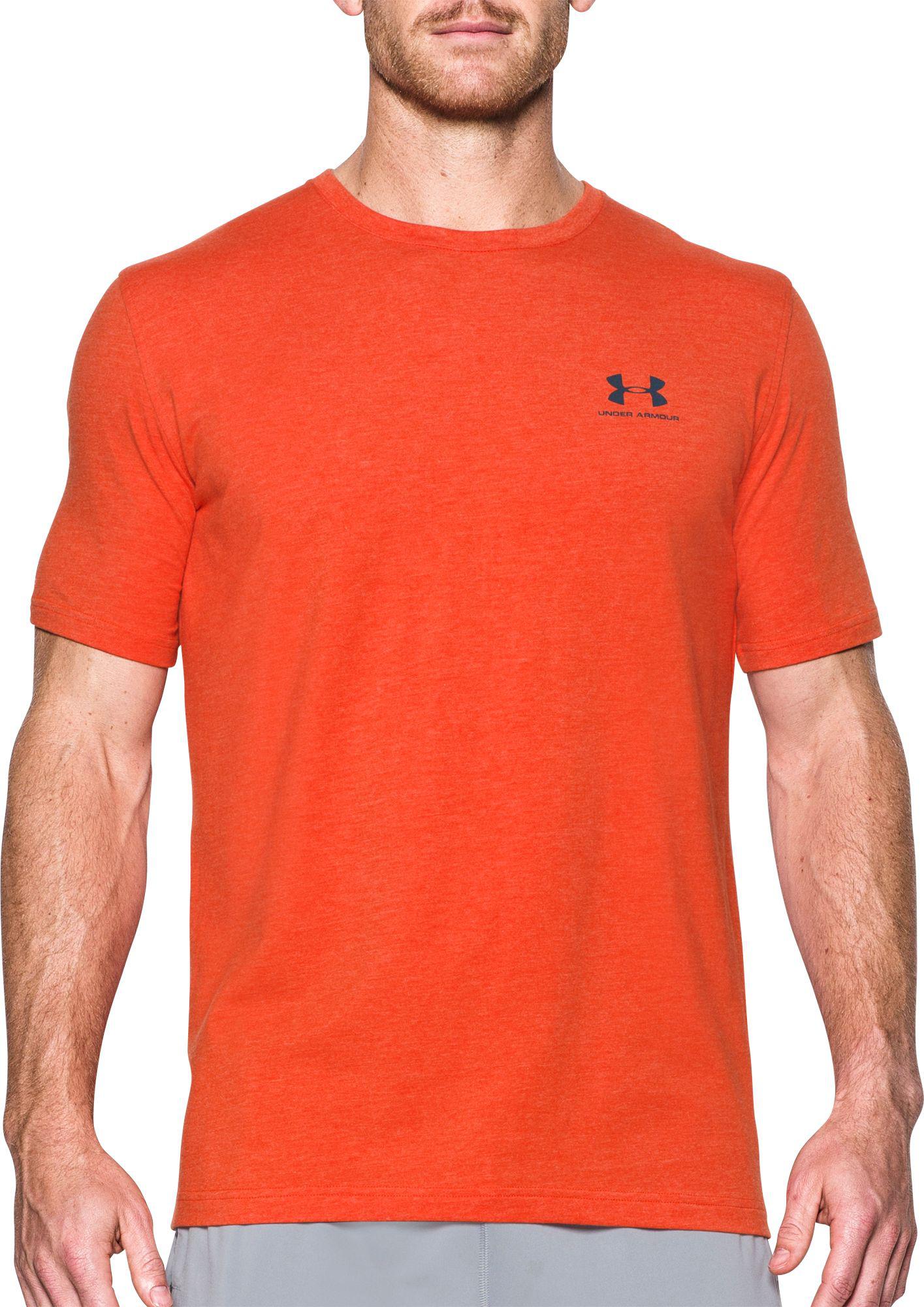 under armour orange t shirt