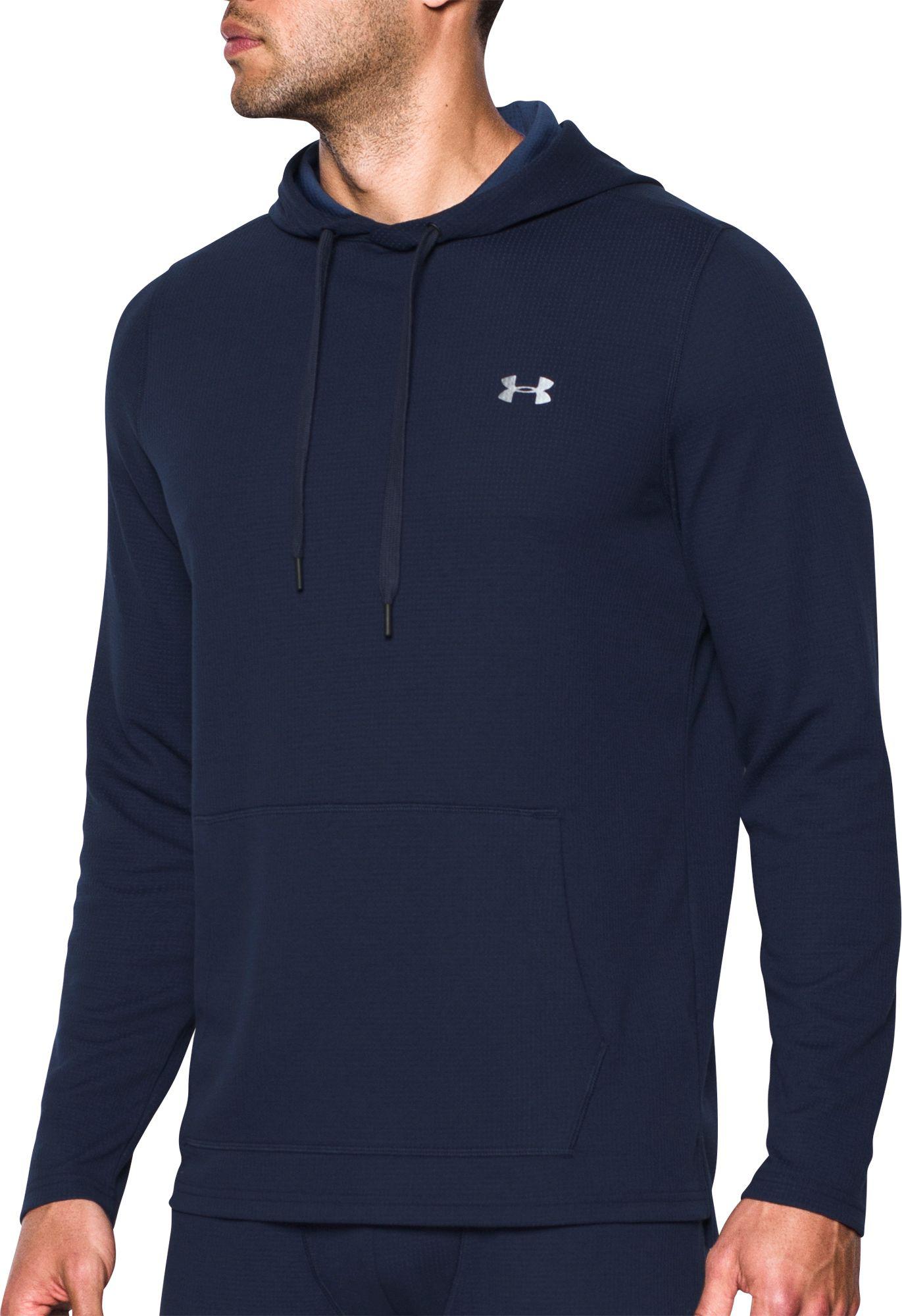navy blue under armour hoodie