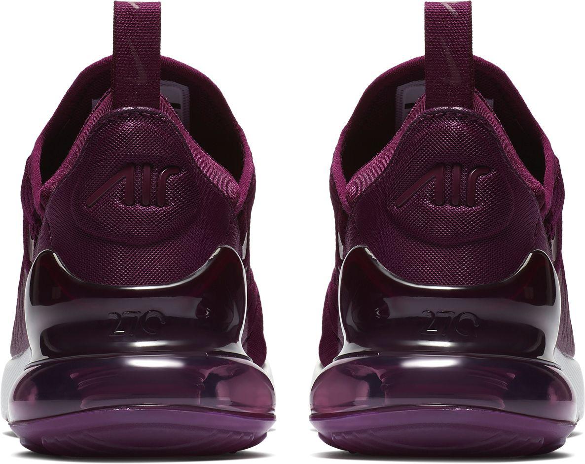 Nike Rubber Air Max 270 Shoes in Burgundy (Purple) | Lyst