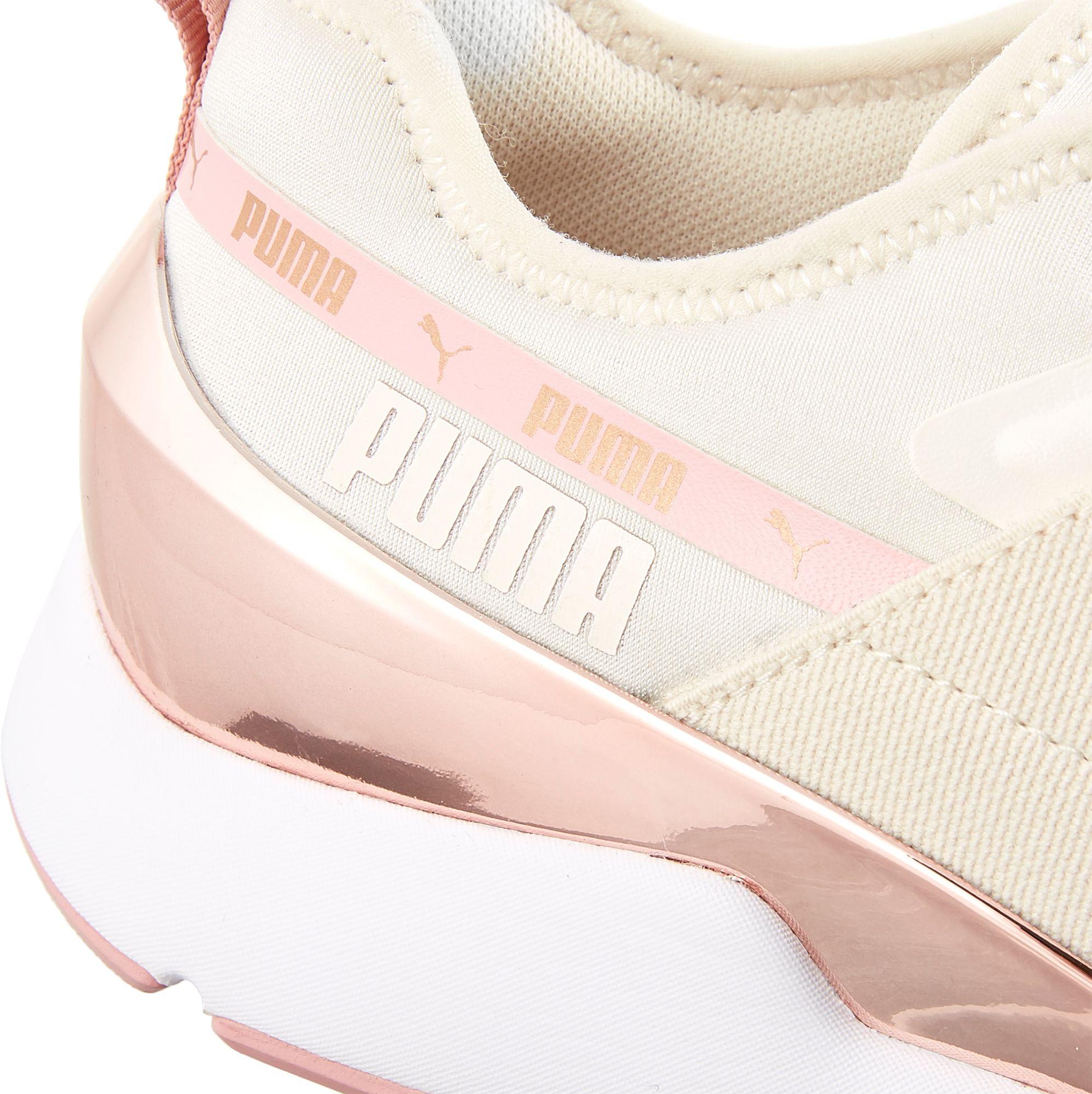 PUMA Muse X-2 Metallic Shoes in Pink/Rose/Gold (Pink) | Lyst