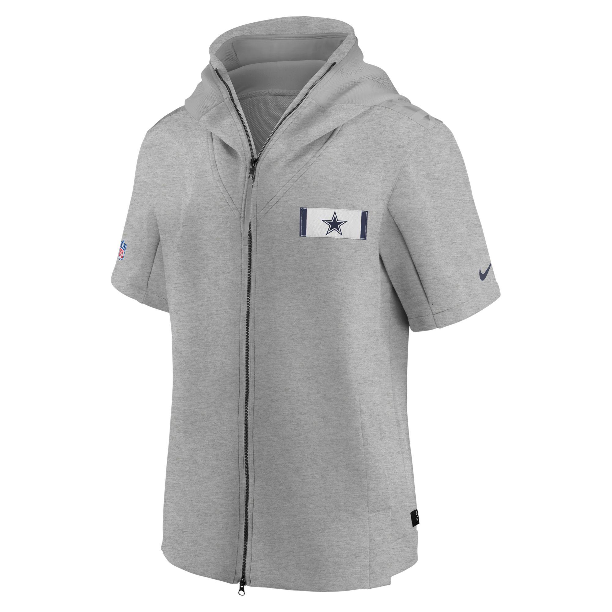 dallas cowboys short sleeve hoodie