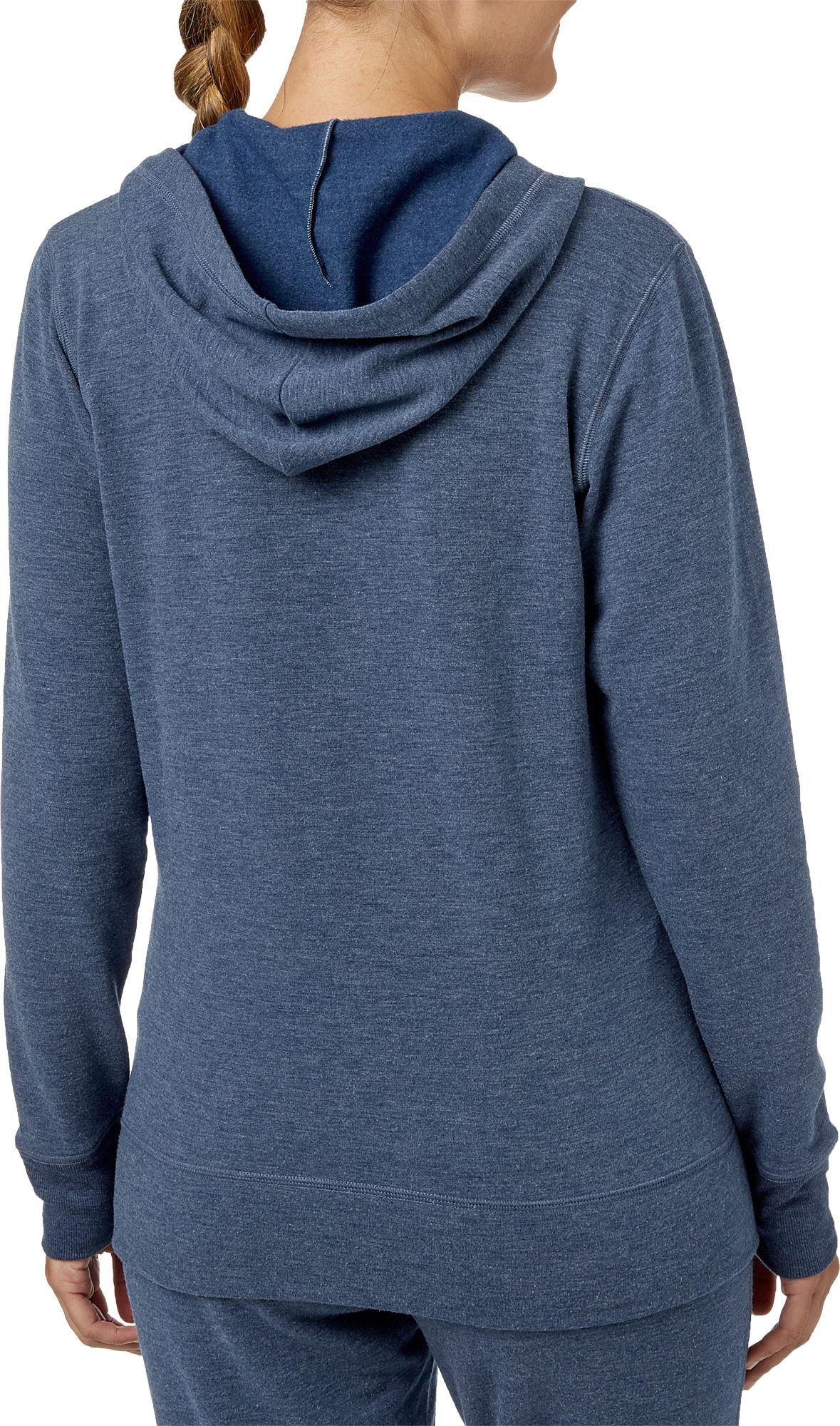 reebok women's fleece popover lace up hoodie