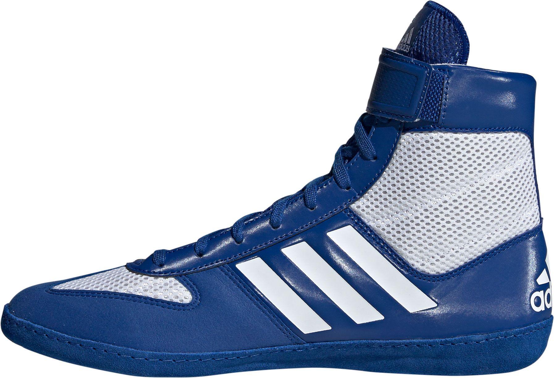 adidas Suede Combat Speed V Wrestling Shoes in Blue for Men Lyst