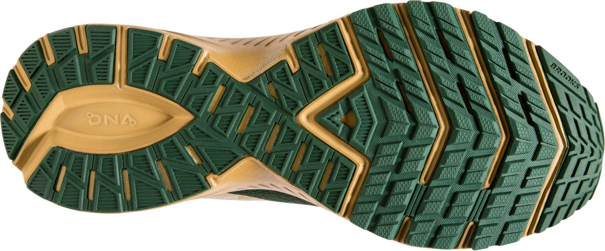 brooks launch 7 green gold