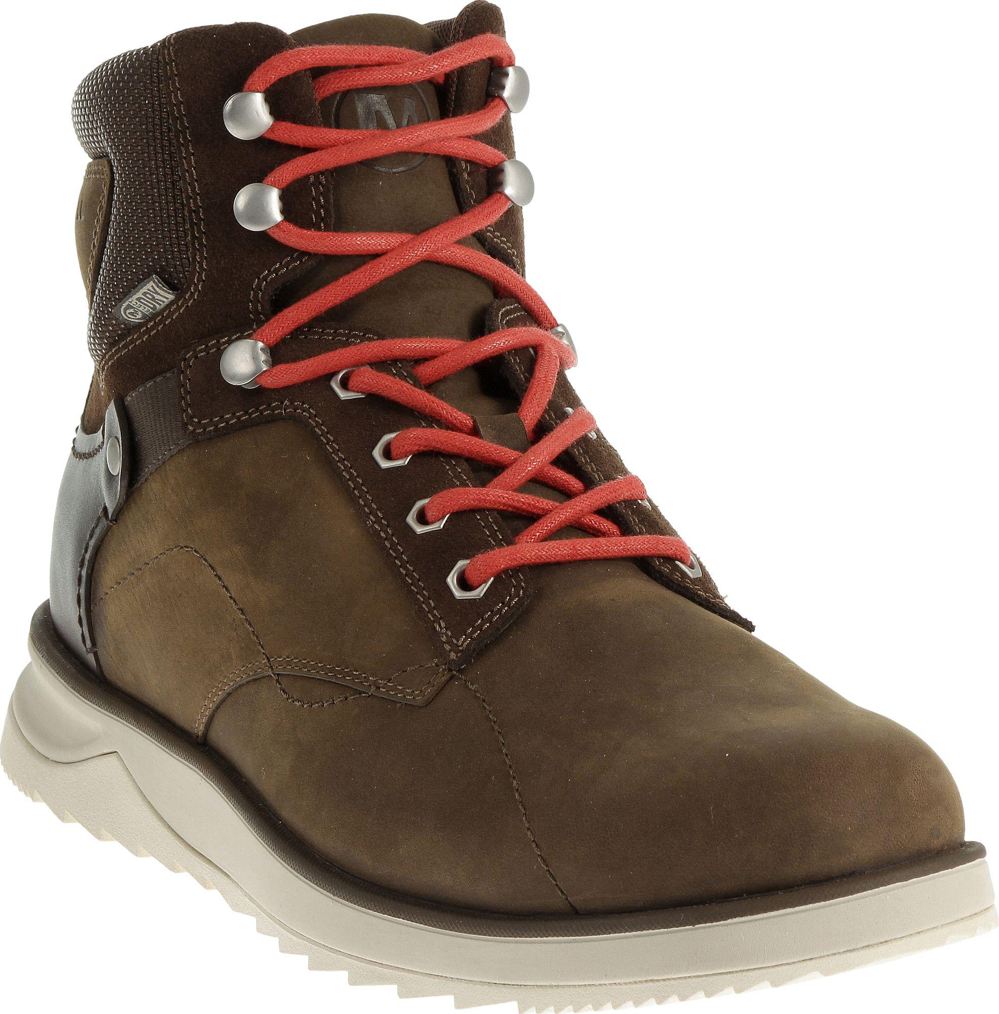 Merrell Leather Epiction Mid Waterproof Boots in Brown for Men - Lyst