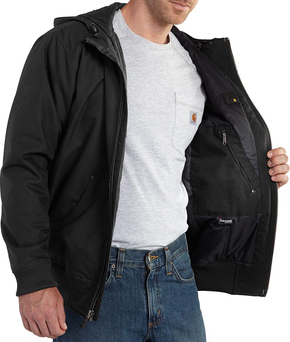 Carhartt Canvas Quick Duck Jefferson Active Jacket in Black for Men Lyst