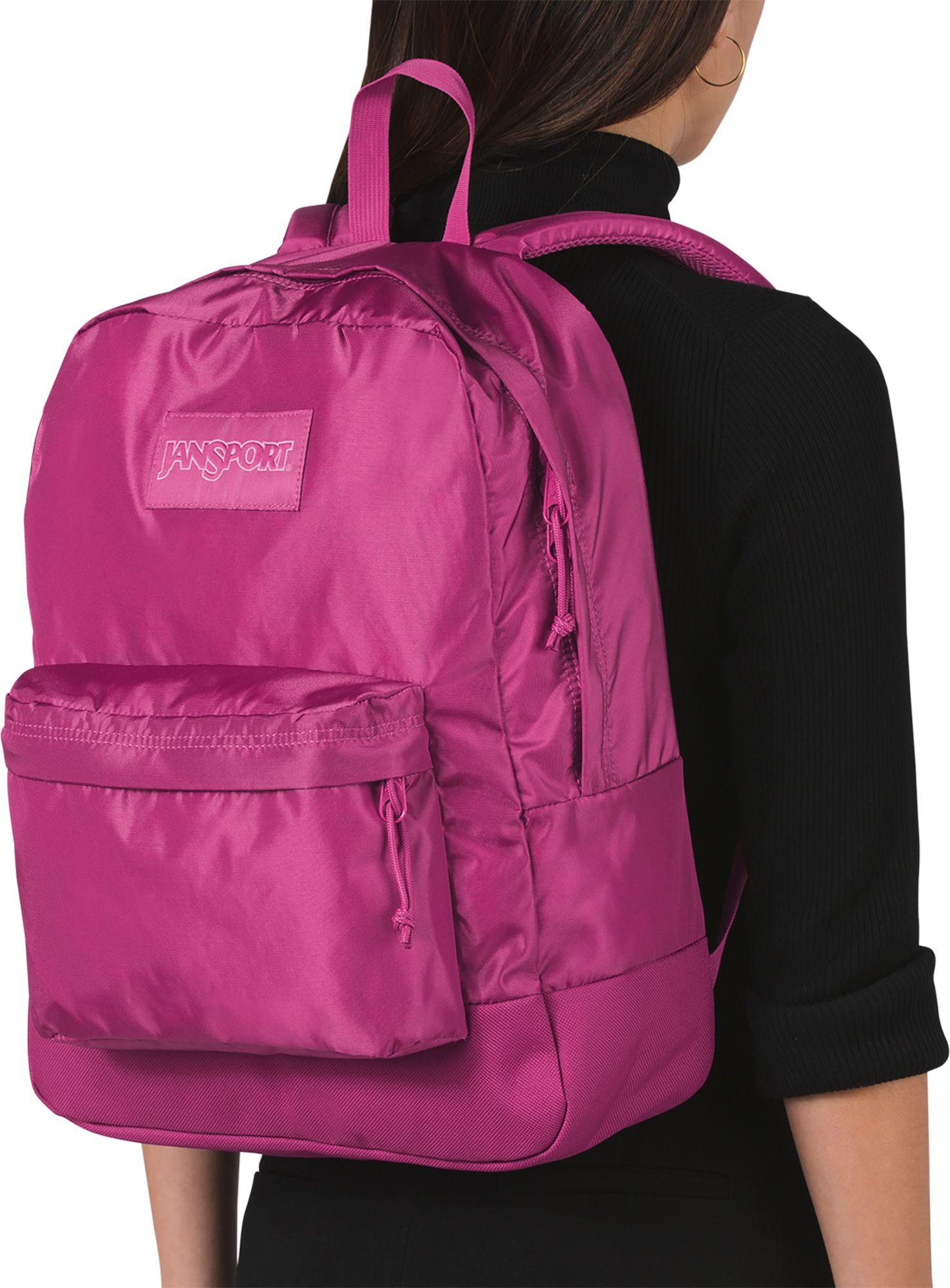 magenta jansport backpack