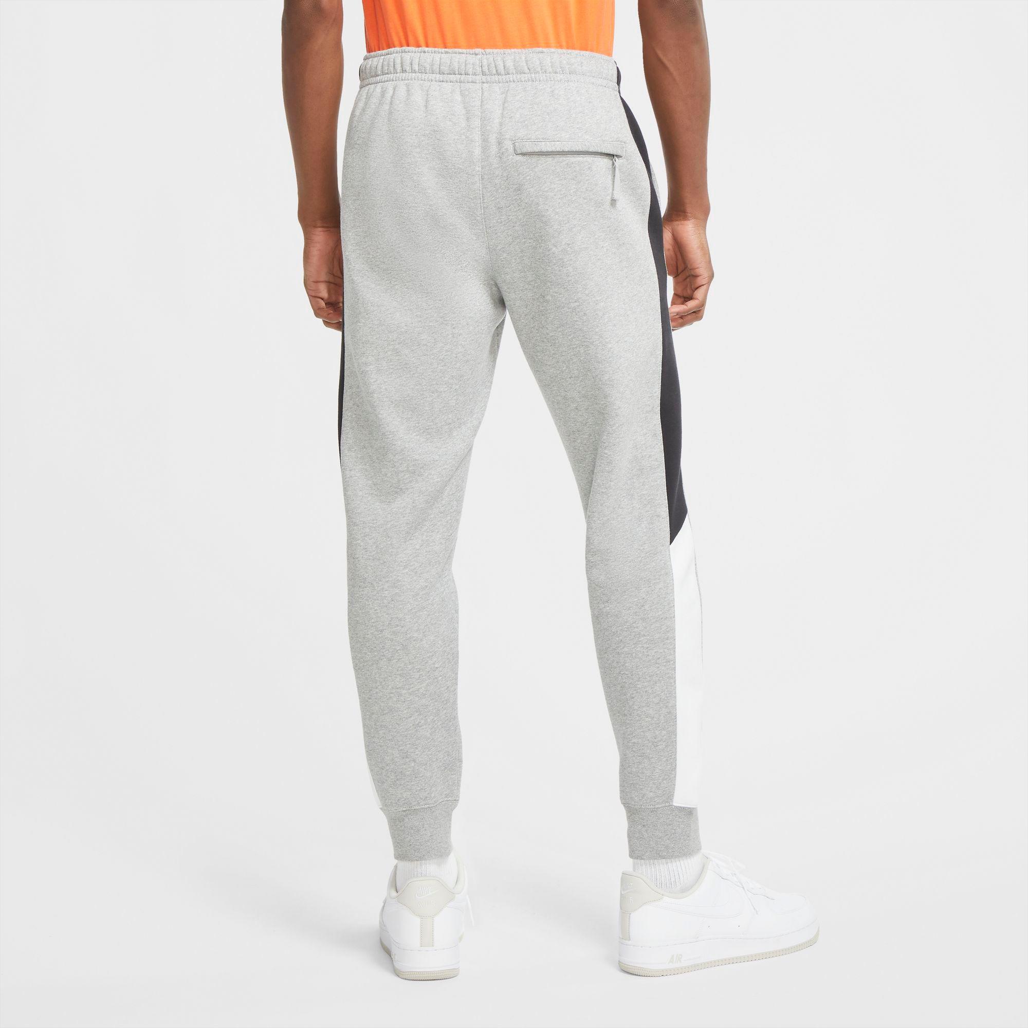 Nike Fleece Sportswear Club Jogger Pants in dk Grey Heather/Black (Gray ...
